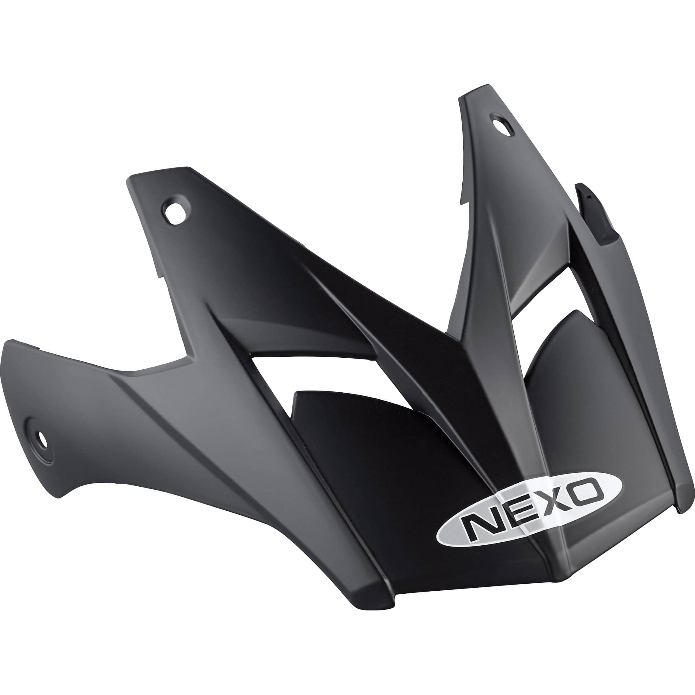 Nexo Schirm MX-Line Endurohelm mattschwarz - Helme & Brillen -