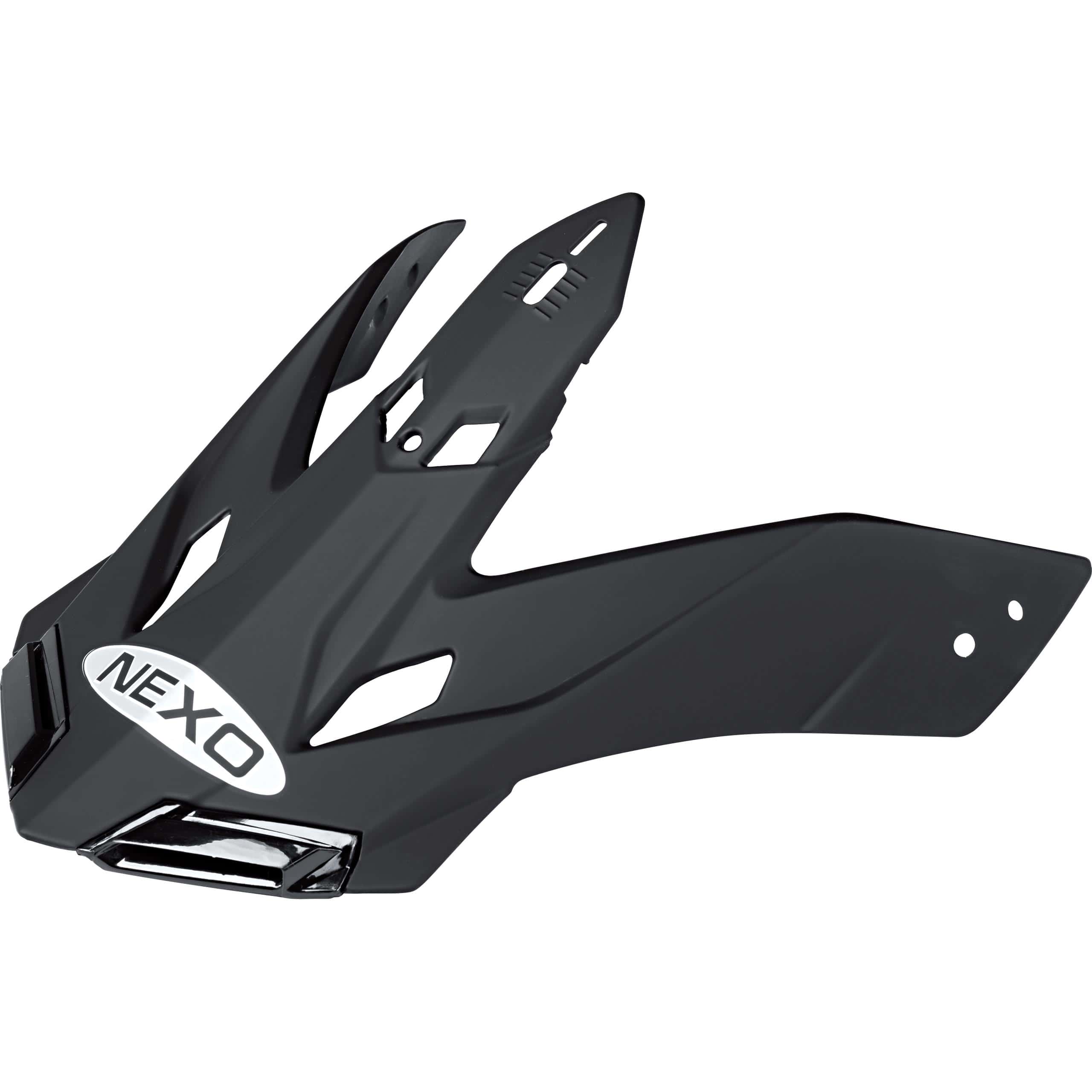 Nexo Schirm MX-Line Fiberglas Crosshelm matt-schwarz - Helme & Brillen -