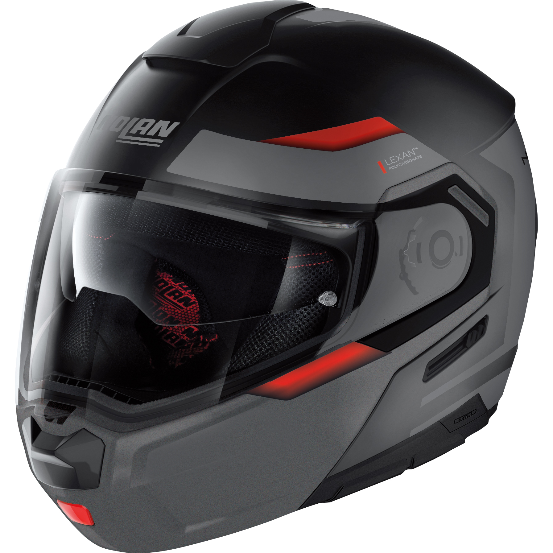 Nolan N90-3 n-com Reflector rot #35 S - Helme & Brillen - Touring Helme & Brillen