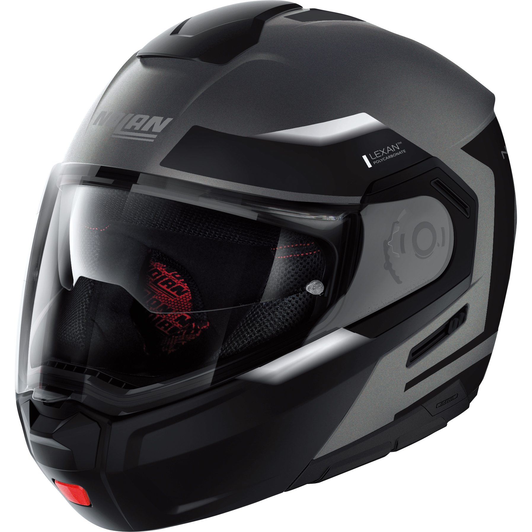 Nolan N90-3 n-com Reflector silber #34 S - Helme & Brillen - Touring Helme & Brillen