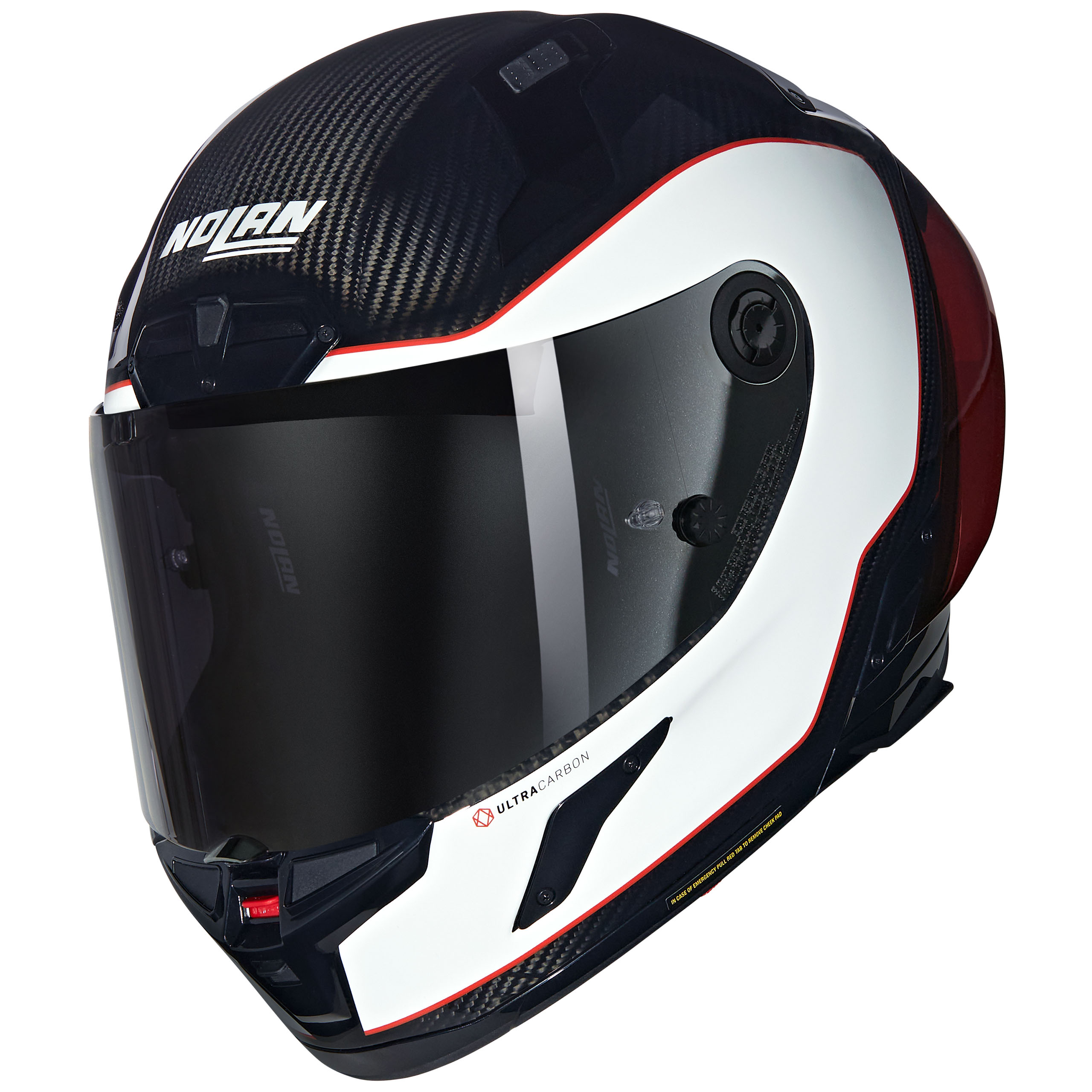 Nolan X-804RS Asso Di Picce rot/weiß #343 XXL - Helme & Brillen - Sport Helme & Brillen