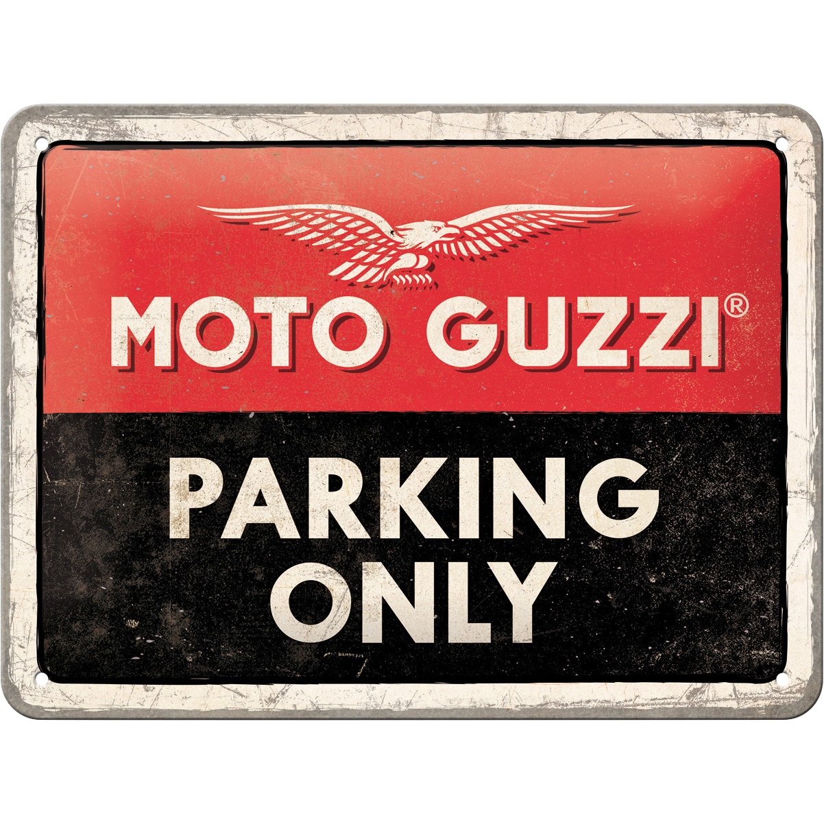 Nostalgic-Art Blechschild 15 x 20 "Parking Only" - Motorradzubehör - Geschenkideen