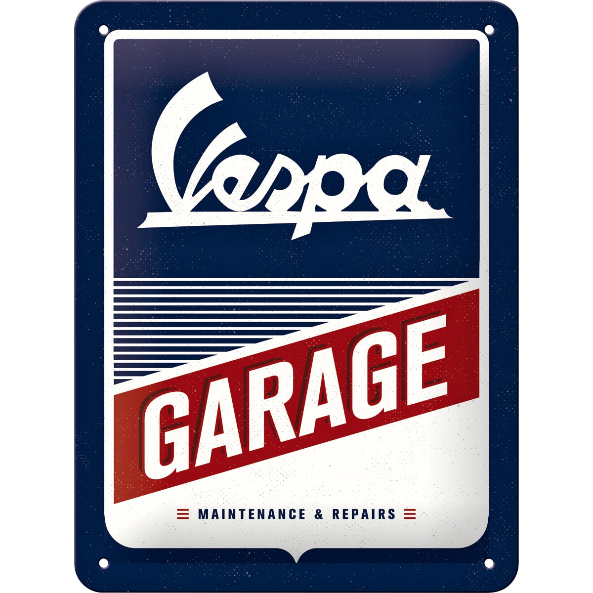 Nostalgic-Art Blechschild 15 x 20 "Vespa - Garage" - Motorradzubehör - Geschenkideen