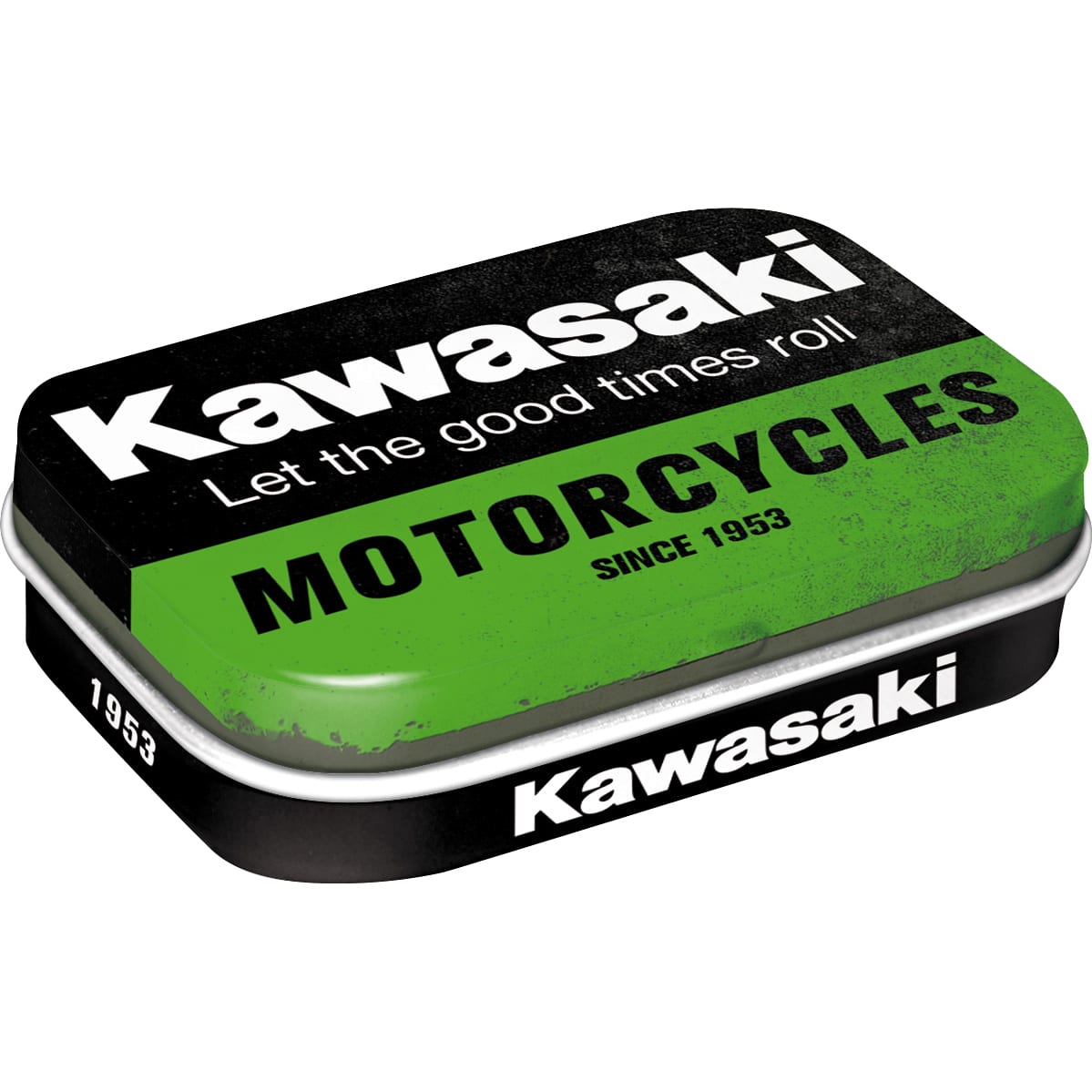 Nostalgic-Art Pillendose "Kawasaki - Motorcycles" - Motorradzubehör - Geschenkideen