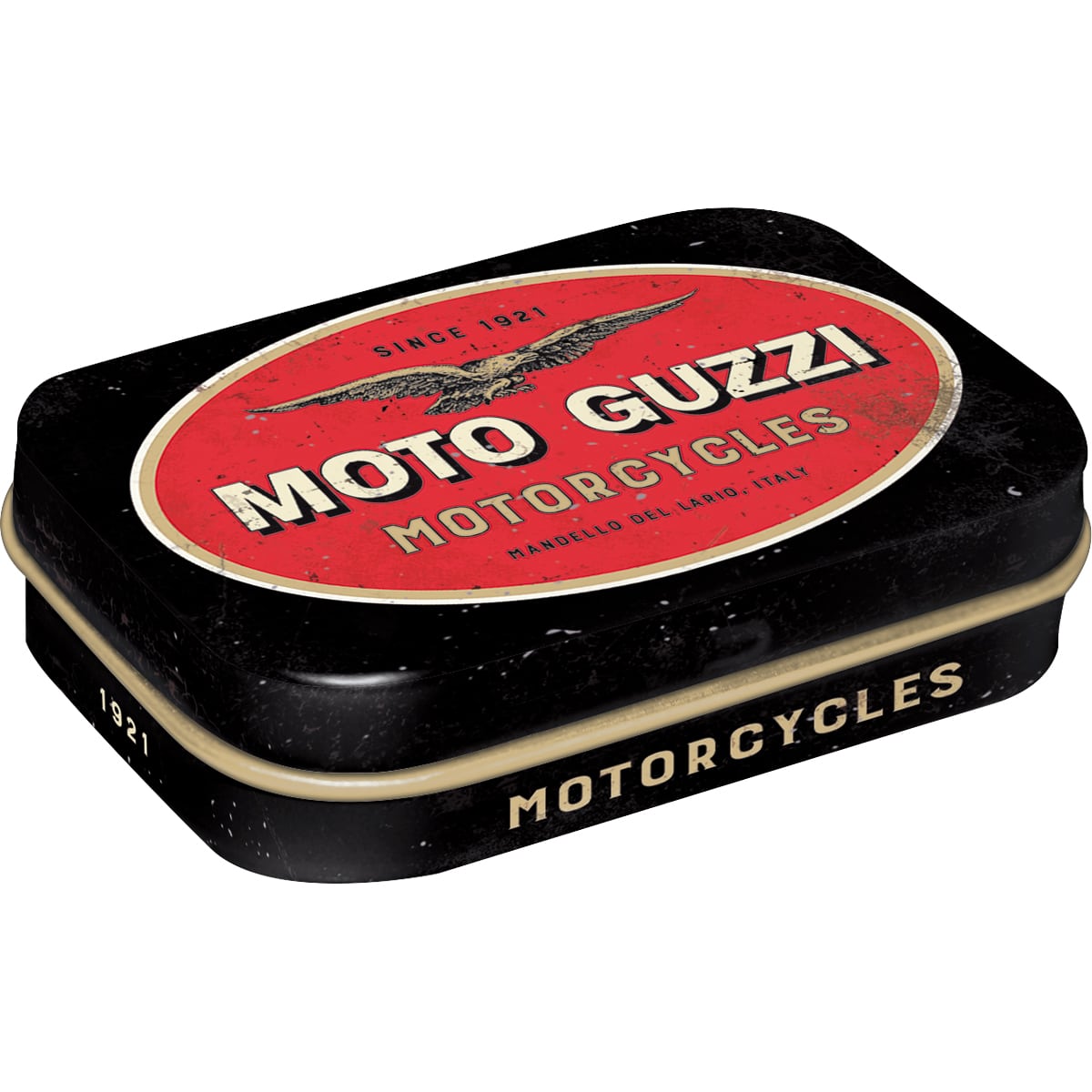 Nostalgic-Art Pillendose Moto Guzzi - Logo Motorcycles - Motorradzubehör - Geschenkideen