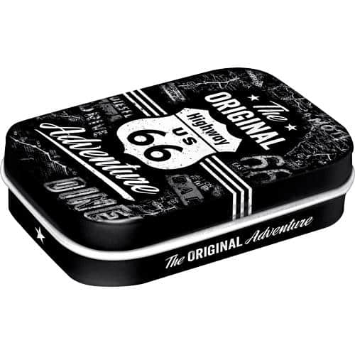 Nostalgic-Art Pillendose Route 66 The Original Adventure - Motorradzubehör - Geschenkideen
