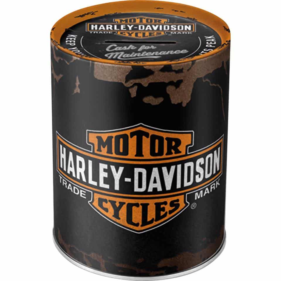 Nostalgic-Art Spardose "Harley-Davidson Genuine Logo" - Motorradzubehör - Geschenkideen