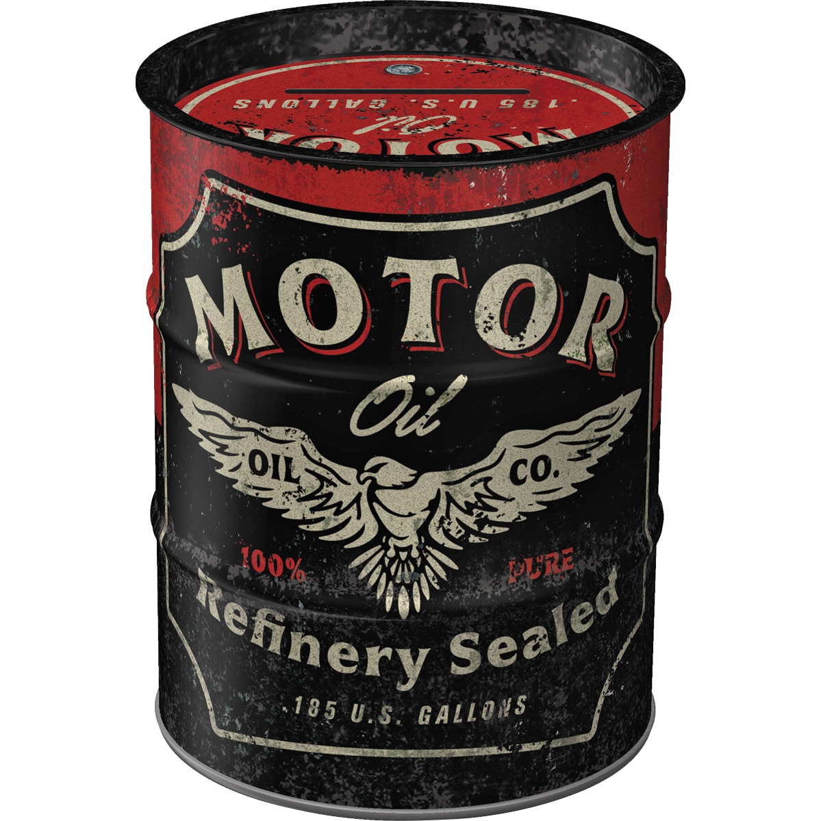 Nostalgic-Art Spardose Ölfass "Motor Oil" - Motorradzubehör - Geschenkideen