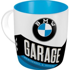 Nostalgic-Art Tasse "BMW-Garage" 330 ml - Motorradzubehör - Geschenkideen