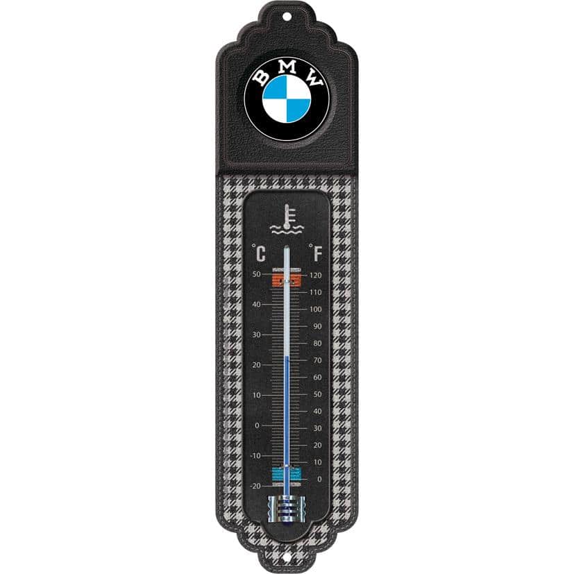 Nostalgic-Art Thermometer "BMW - Classic Pepita" - Motorradzubehör - Geschenkideen