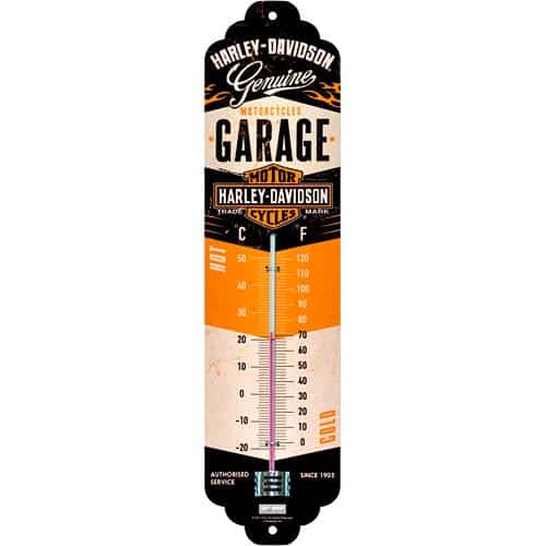 Nostalgic-Art Thermometer "Harley Davidson Garage" - Motorradzubehör - Geschenkideen