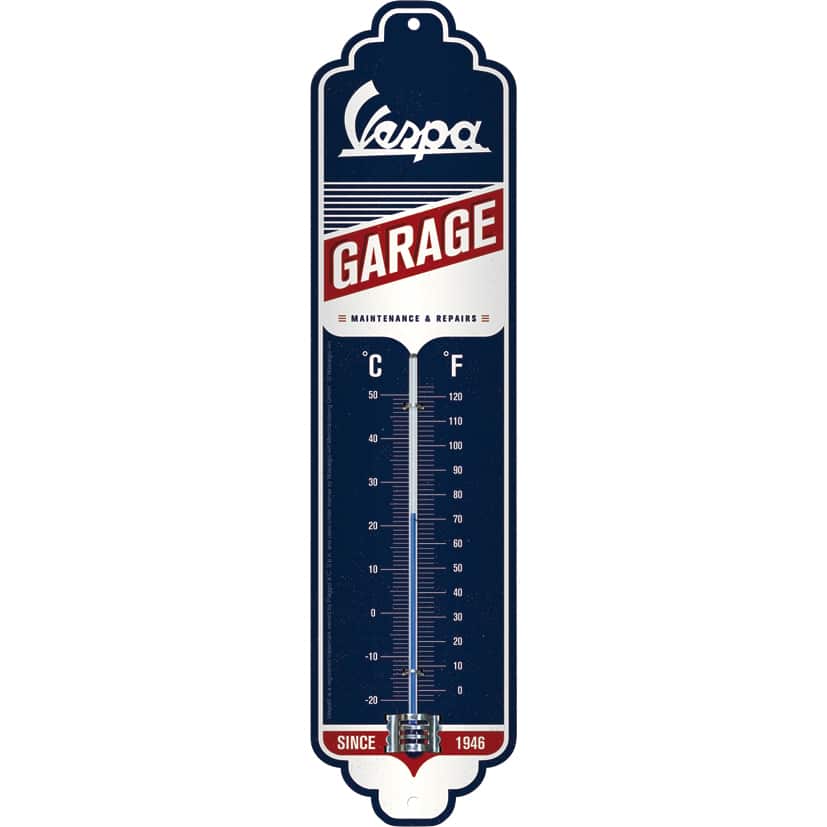 Nostalgic-Art Thermometer "Vespa - Garage" - Motorradzubehör - Geschenkideen