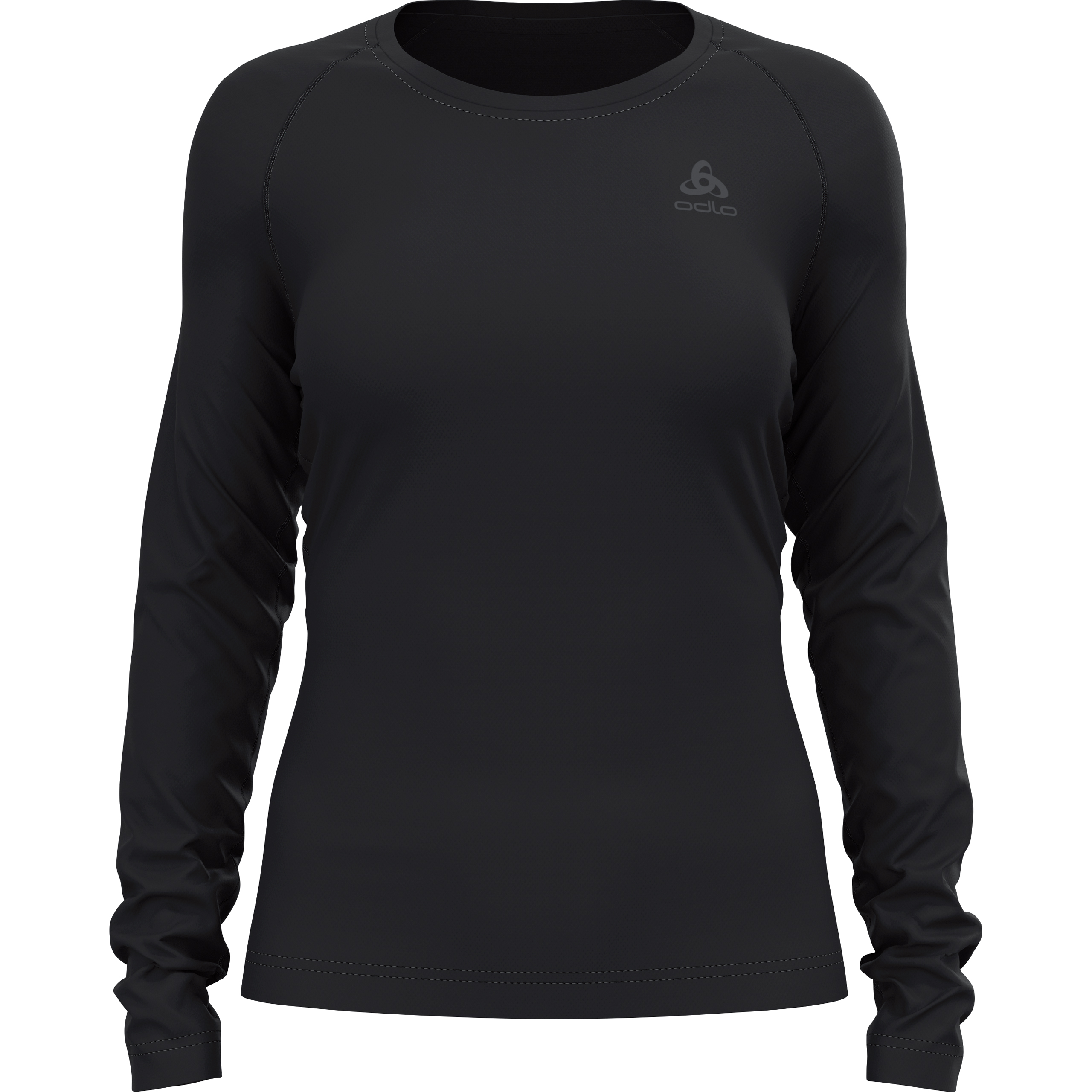 Odlo Active F-Dry Light ECO Damen Langarmshirt schwarz XL - Motorradbekleidung - Wetterschutzkleidung