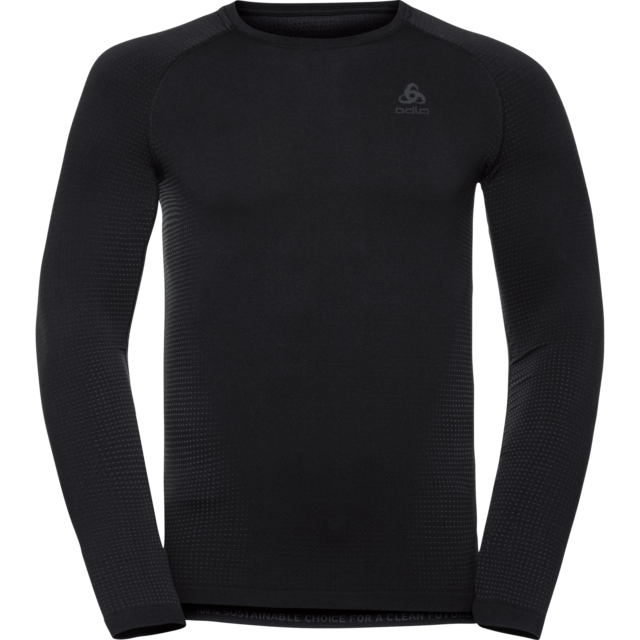 Odlo Performance Warm Eco Baselayer-Top anthrazit S - Motorradbekleidung - Wetterschutzkleidung