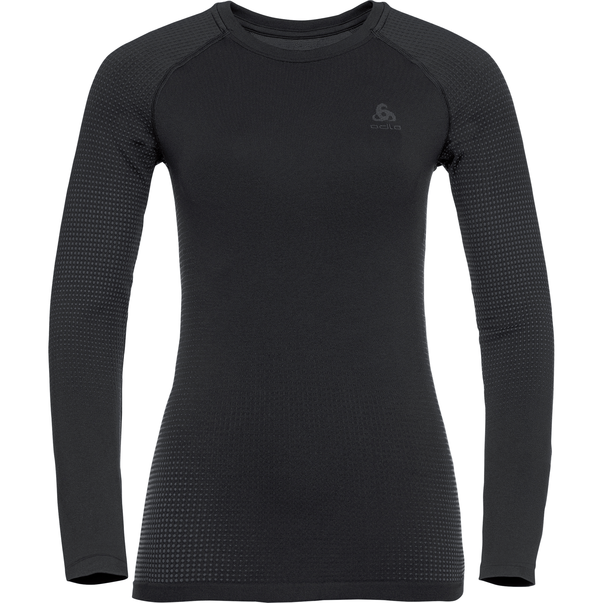 Odlo Performance Warm Eco Damen Baselayer-Top anthrazit XL - Motorradbekleidung - Wetterschutzkleidung