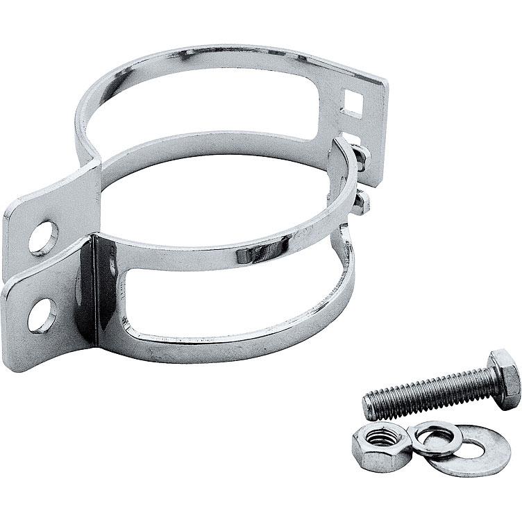 Paaschburg & Wunderlich Blinkerschellenpaar chrom 2-teilig für 55-58mm Durchmesser - Motorradteile & Ersatzteile - Beleuchtung
