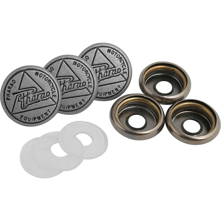 Pharao 3x Pharao Oberknopf-Metall - Motorradbekleidung - Zubehör & Accessoires