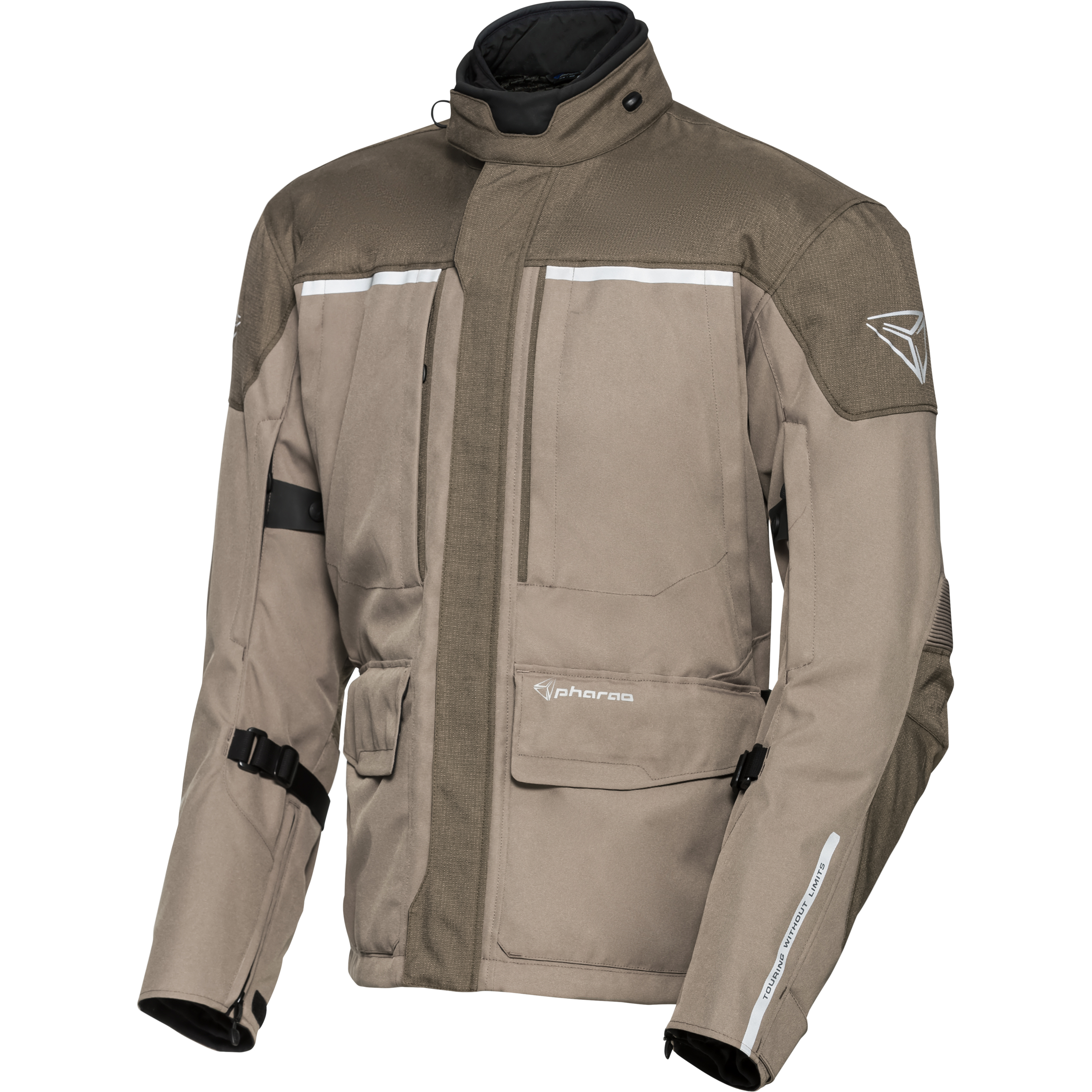 Pharao Cedar WP Textiljacke hellbraun/braun M - Motorradbekleidung - Motorradjacken