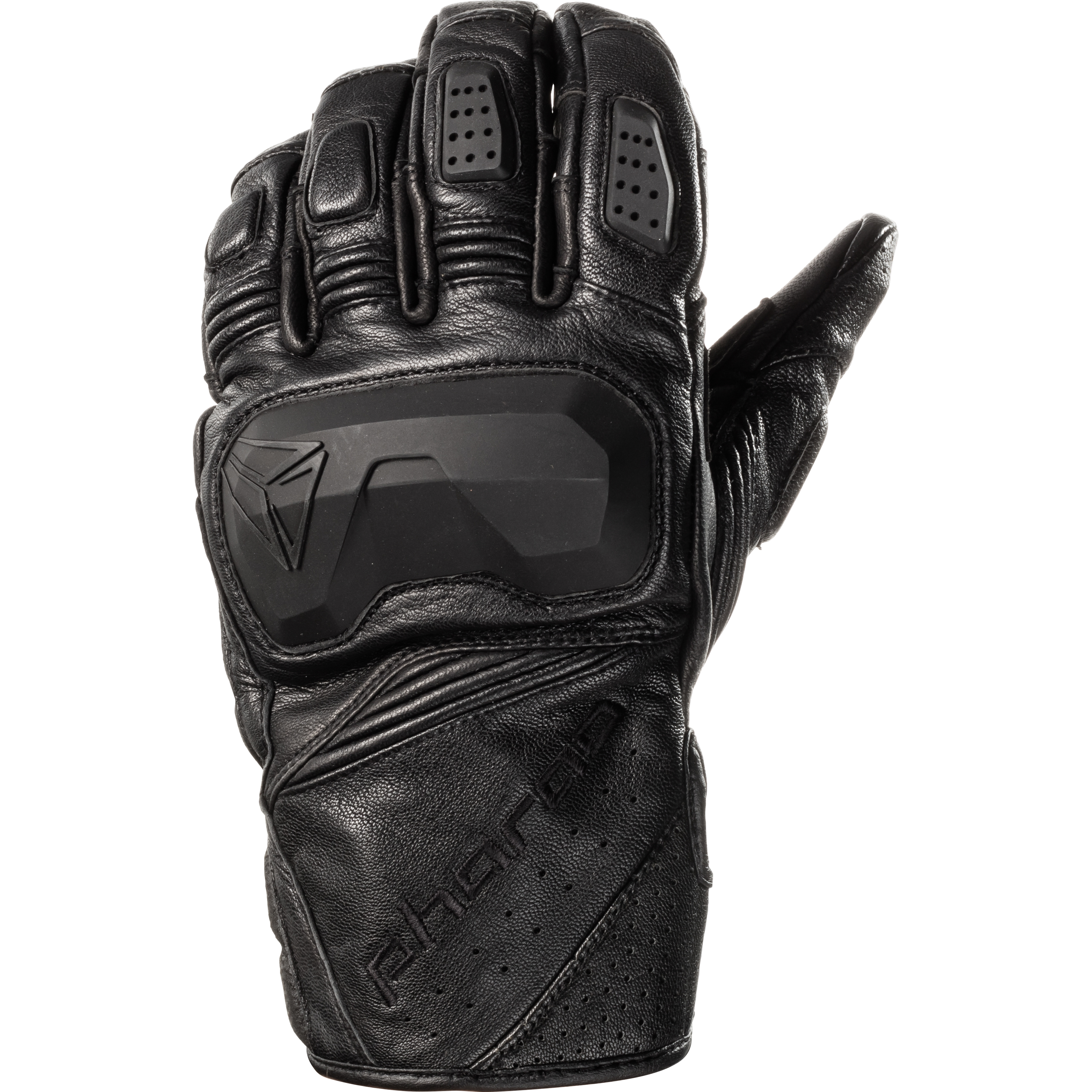 Pharao Columbia Breeze Lederhandschuh kurz schwarz 9 - Motorradbekleidung - Motorradhandschuhe