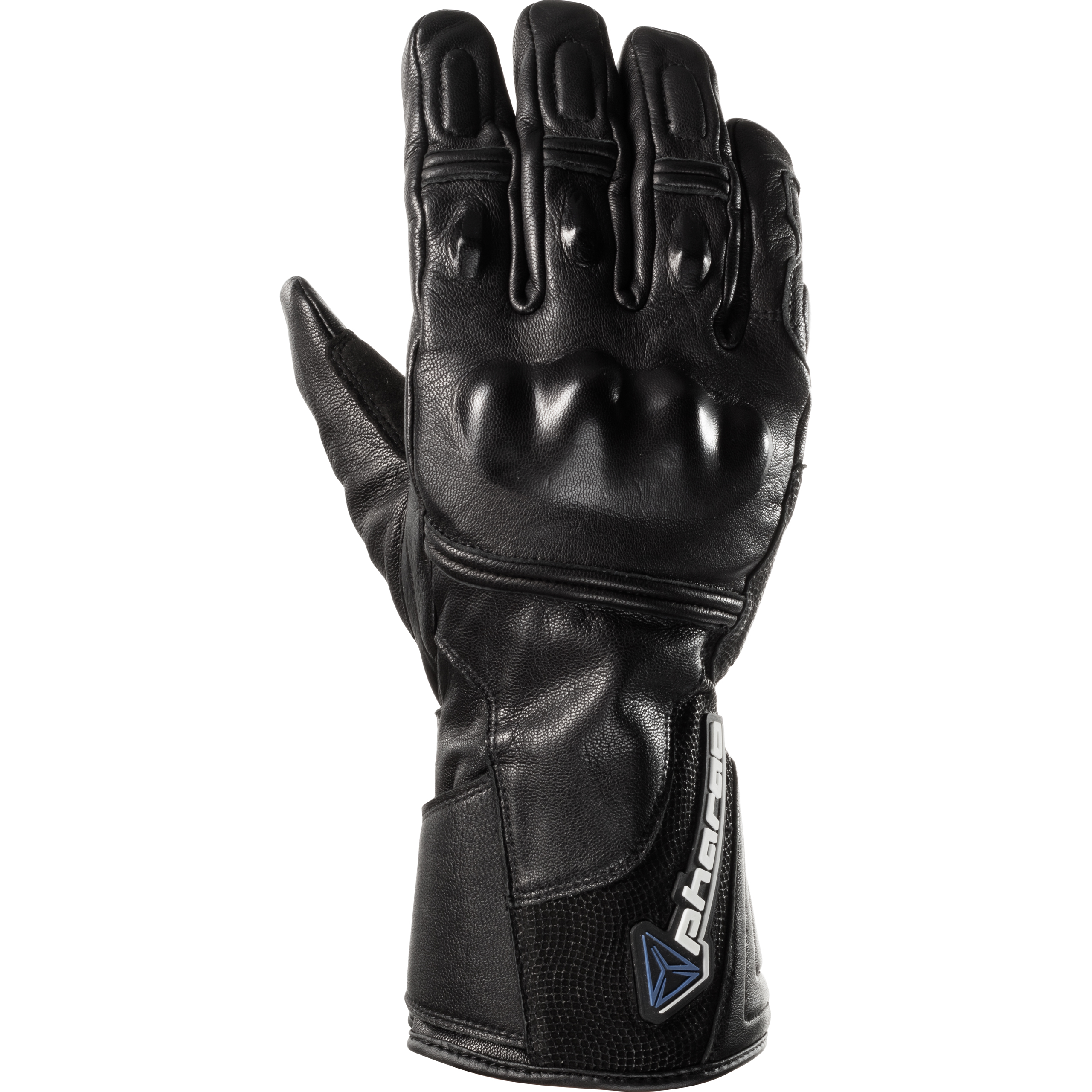 Pharao Delta WP Lederhandschuh lang schwarz (lange Finger) 9 - Motorradbekleidung - Motorradhandschuhe