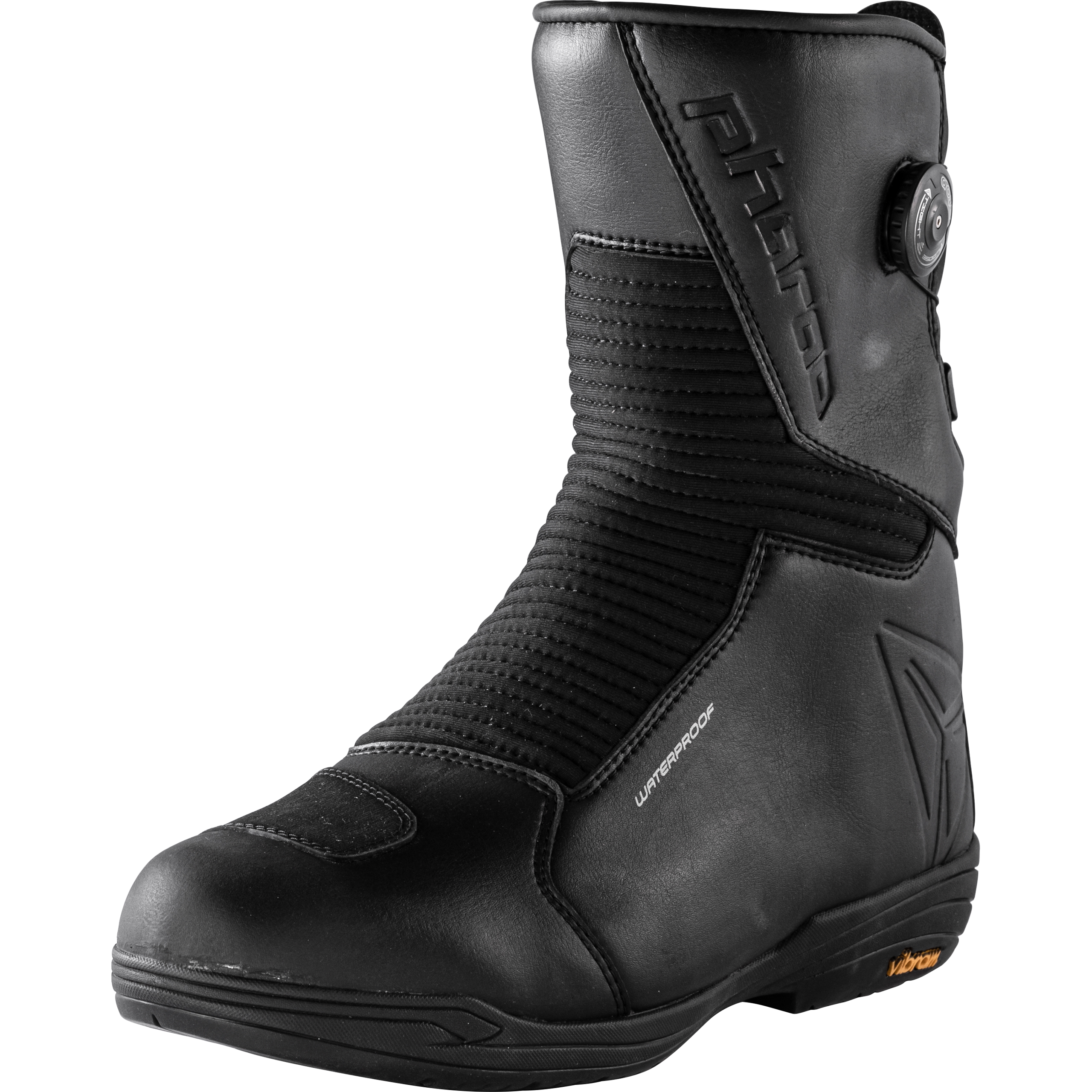 Pharao Delta WP Motorradschnürstiefel lang schwarz 44 - Motorradbekleidung - Motorradstiefel & Motorradschuhe