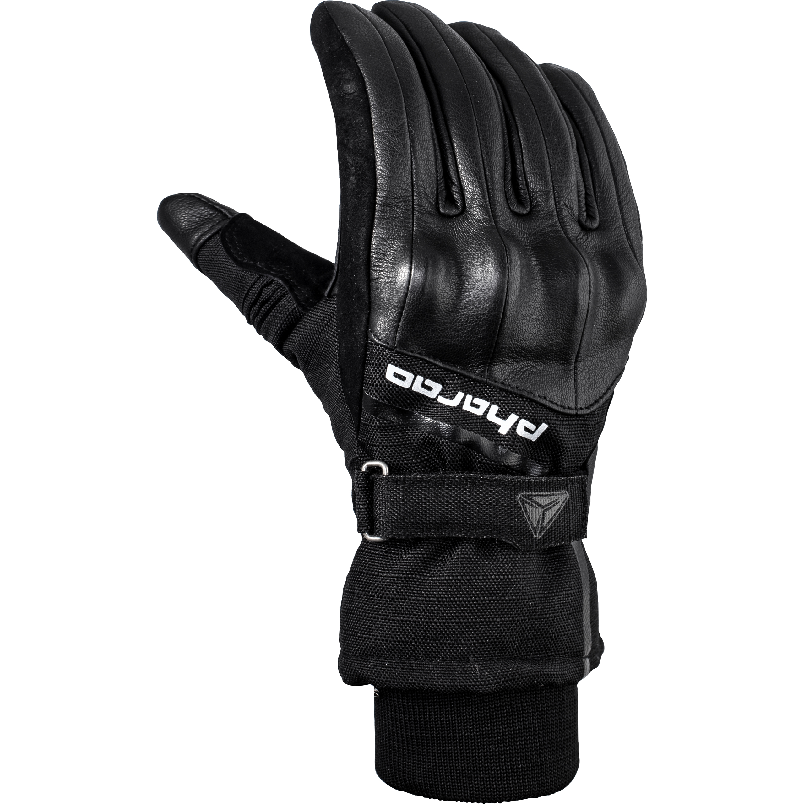 Pharao Edmon WP Winter Leder/Textilhandschuh lang schwarz 10 - Motorradbekleidung - Touring Motorradbekleidung