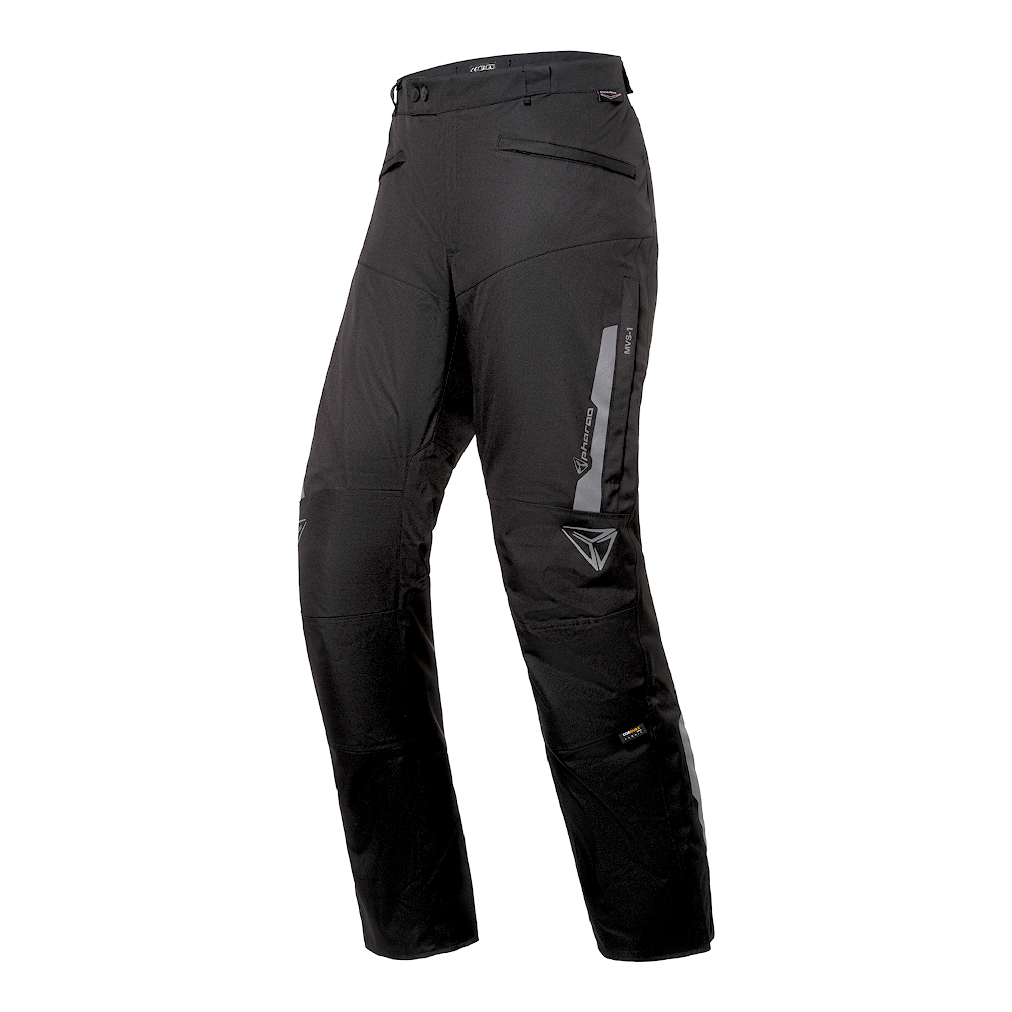 Pharao Faro WP Textilhose schwarz XL (kurz) - Motorradbekleidung - Motorradhosen
