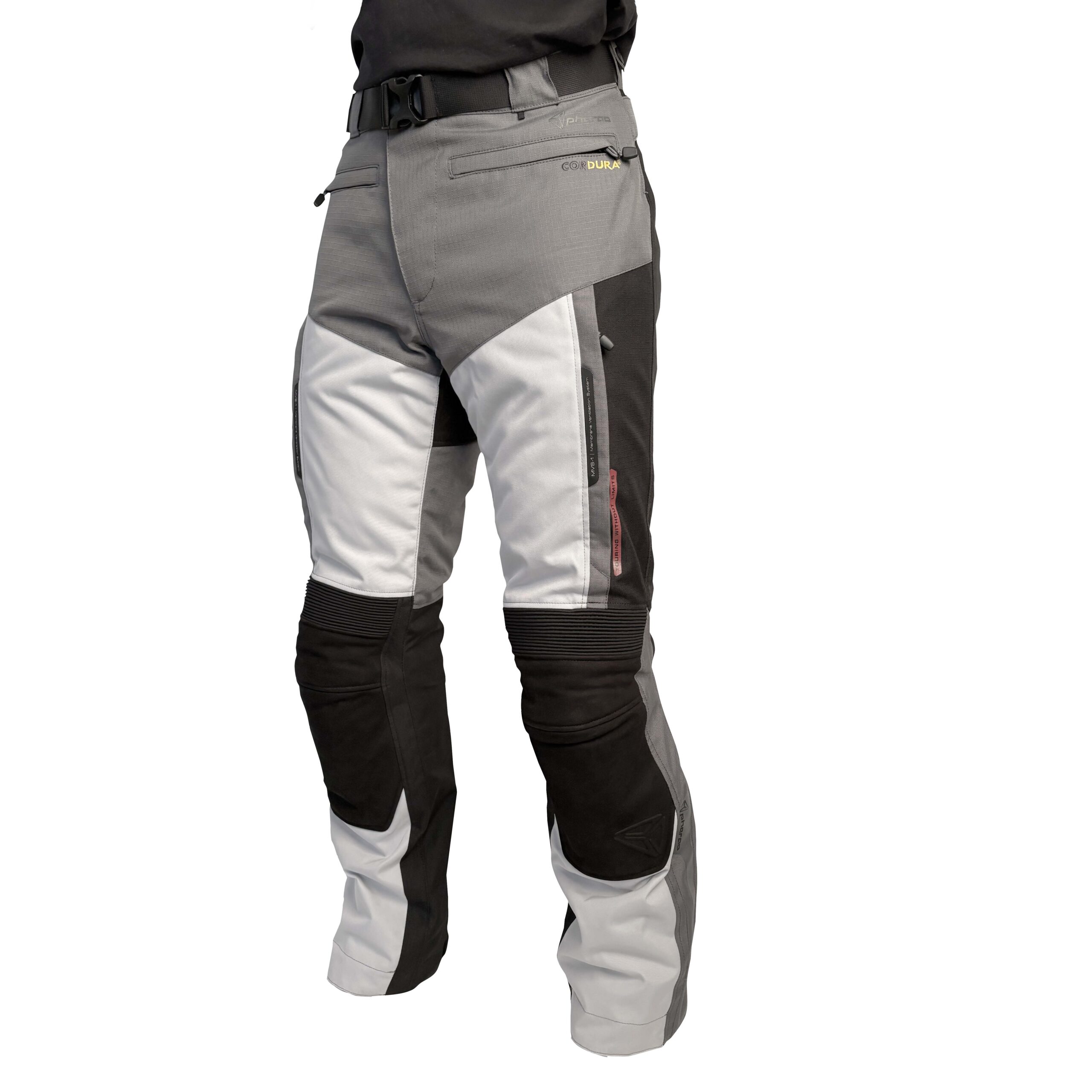 Pharao Jucar WP Leder-/Textilhose schwarz/grau L - Motorradbekleidung - Touring Motorradbekleidung