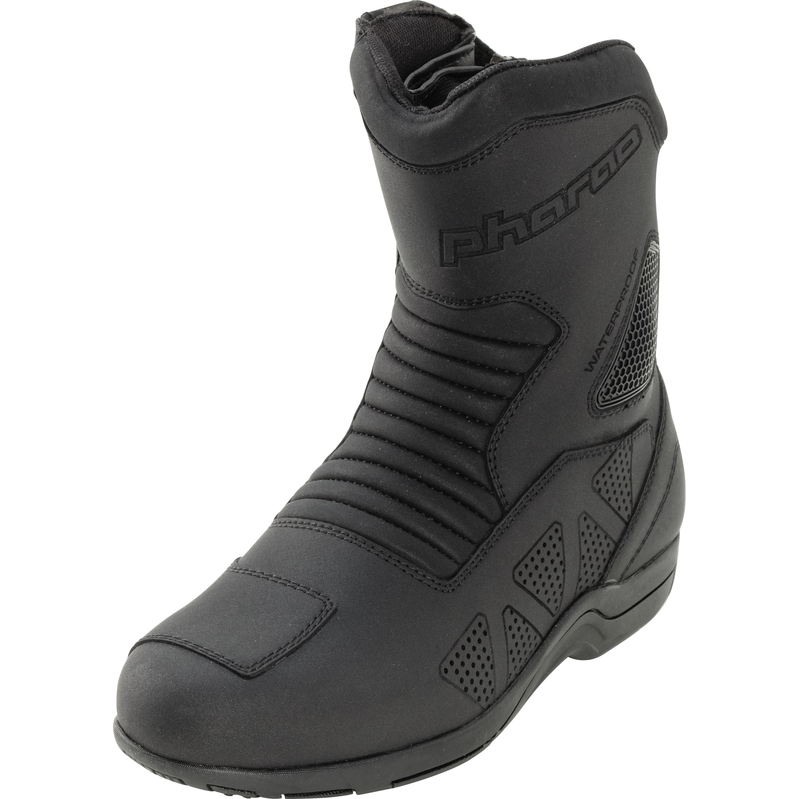 Pharao Kenai WP Motorradstiefel kurz schwarz 43 - Motorradbekleidung - Motorradstiefel & Motorradschuhe
