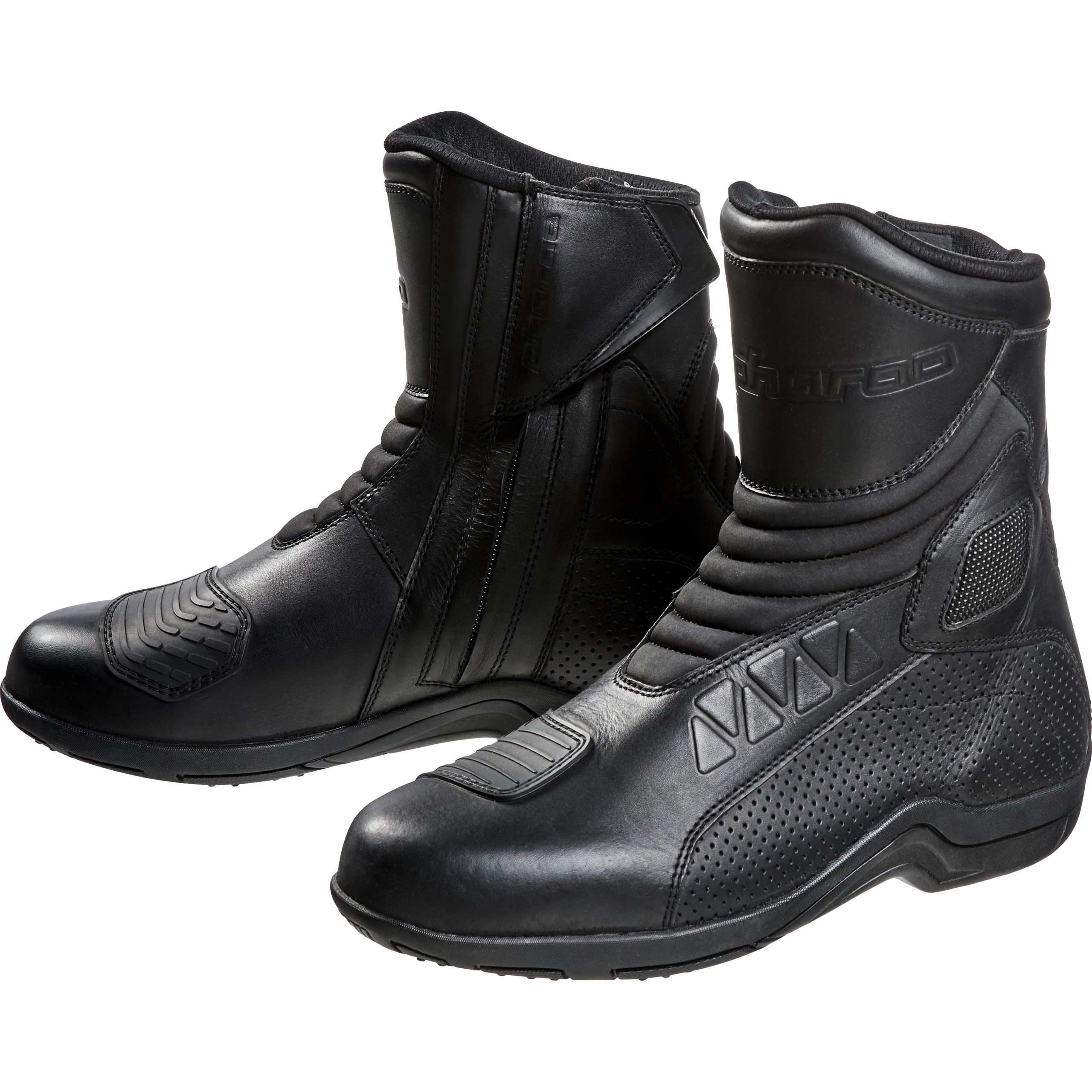 Pharao Lucania WP Motorradstiefel kurz schwarz 44 - Motorradbekleidung - Motorradstiefel & Motorradschuhe