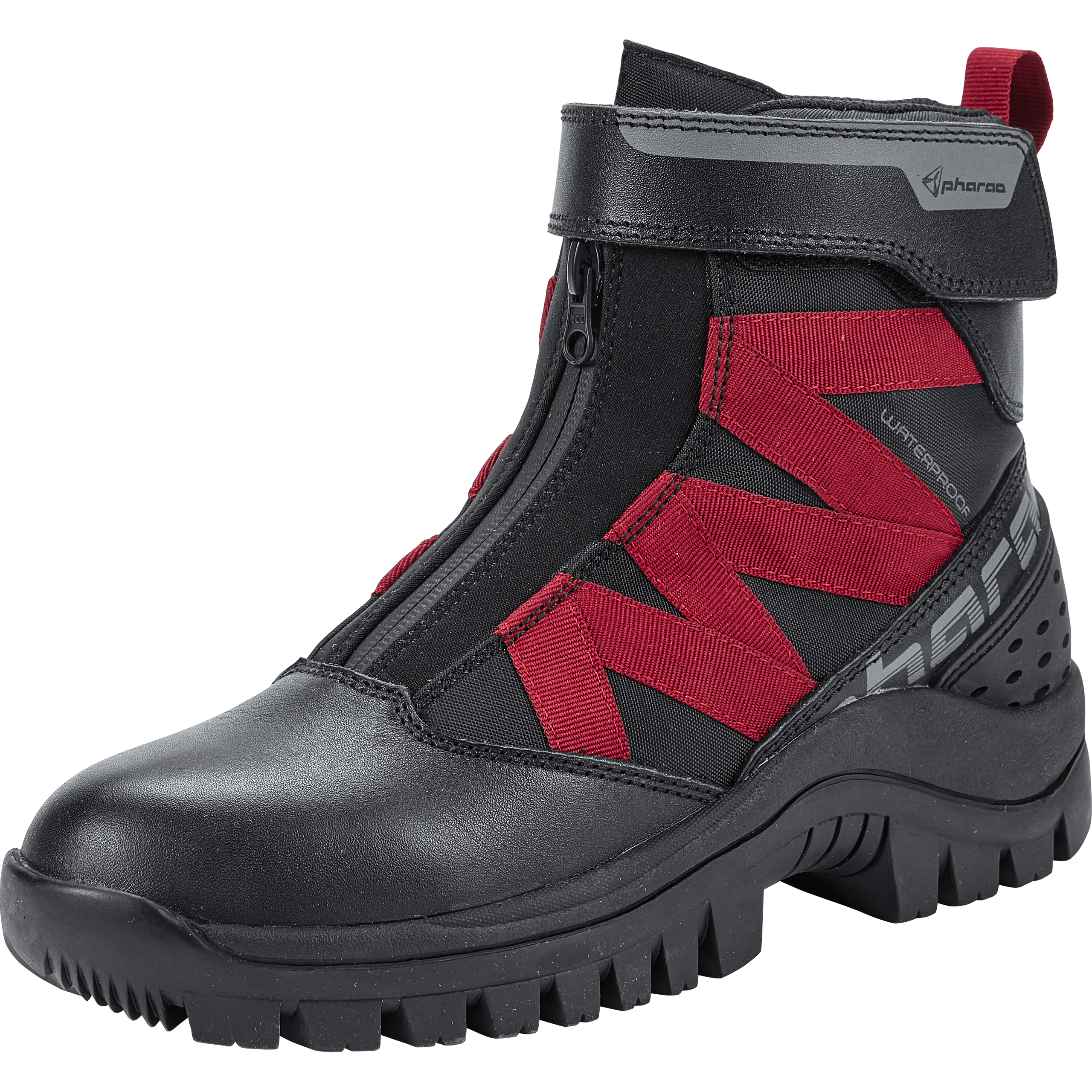 Pharao Siljan WP Damen Motorradschnürstiefel kurz schwarz 37 - Motorradbekleidung - Motorradstiefel & Motorradschuhe