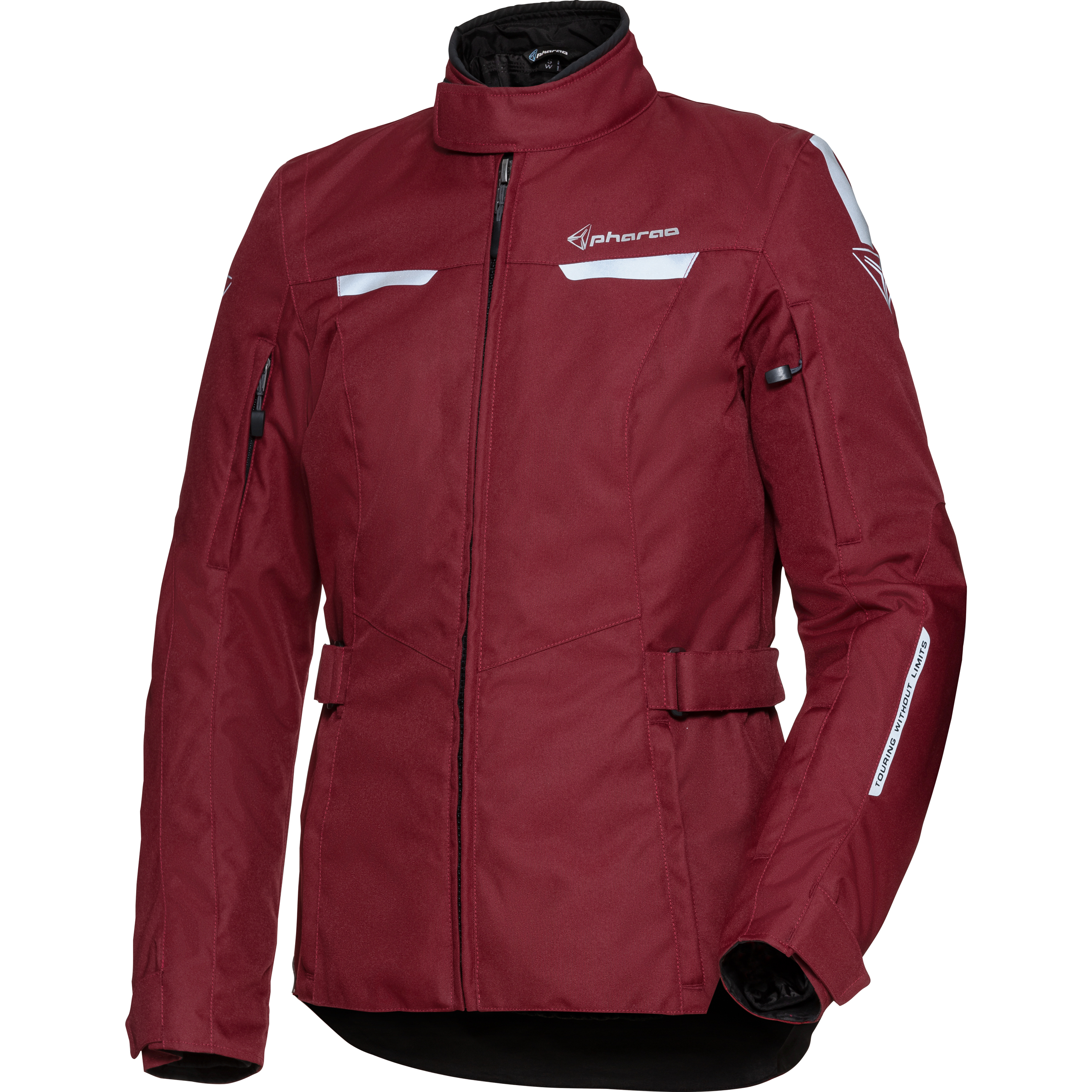 Pharao Sitka WP Damen Textiljacke bordeaux M - Motorradbekleidung - Motorradjacken
