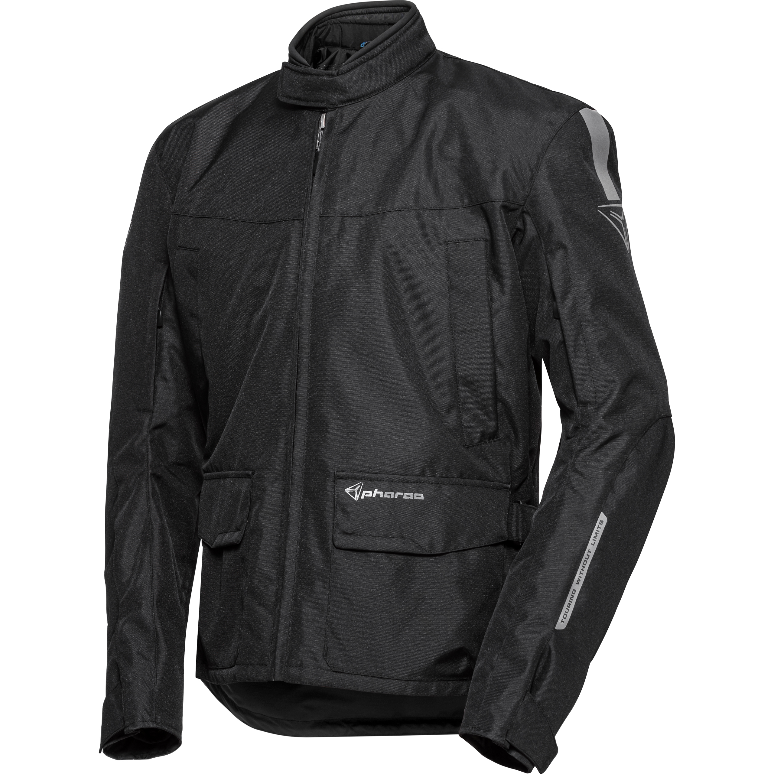 Pharao Sitka WP Textiljacke schwarz L - Motorradbekleidung - Motorradjacken