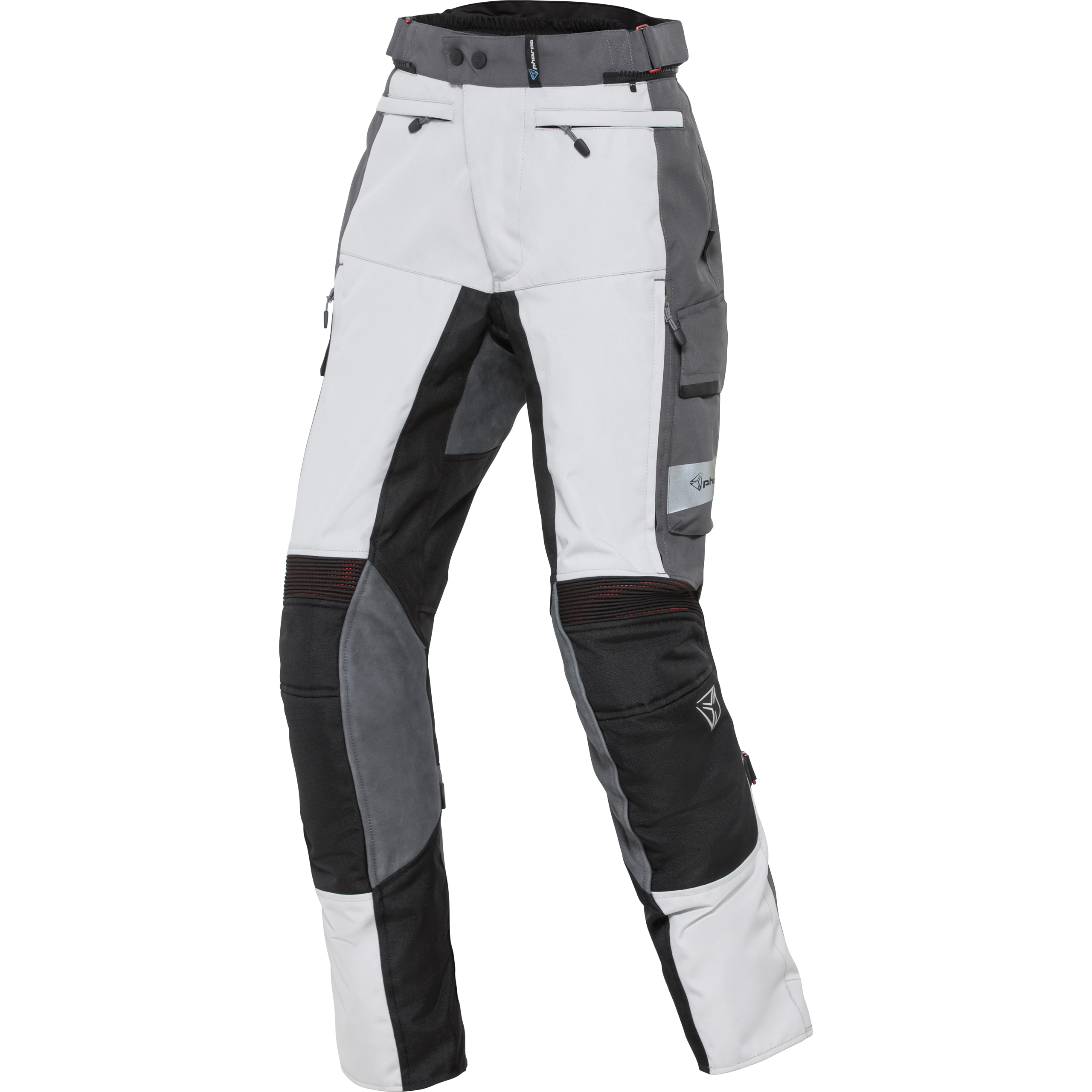 Pharao Tura WP Adv. Damen Textil-/Lederhose hellgrau XL - Motorradbekleidung - Touring Motorradbekleidung