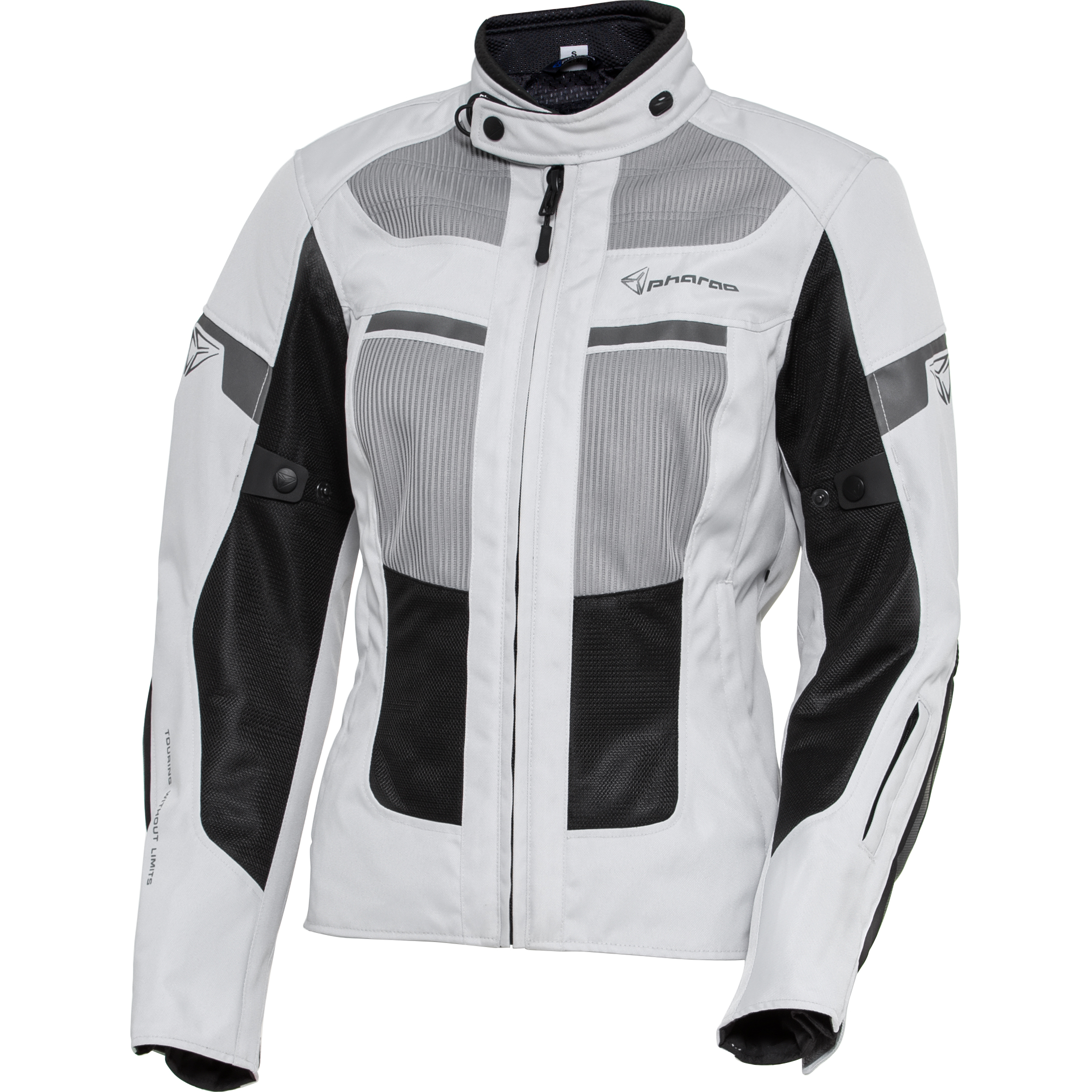 Pharao Vigo Air Damen Textiljacke grau XL - Motorradbekleidung - Motorradjacken