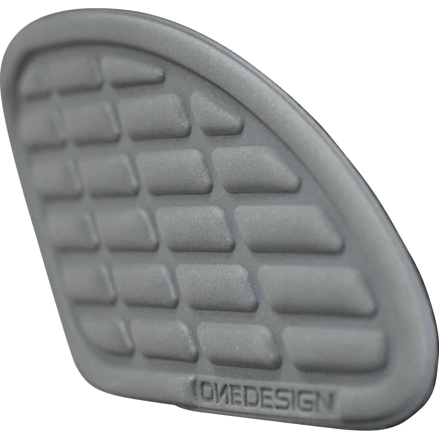 Print Tankprotektorenpaar seitlich "Retro Bumps" Lederlook grau - Motorradteile & Ersatzteile - Verkleidungen & Abdeckungen