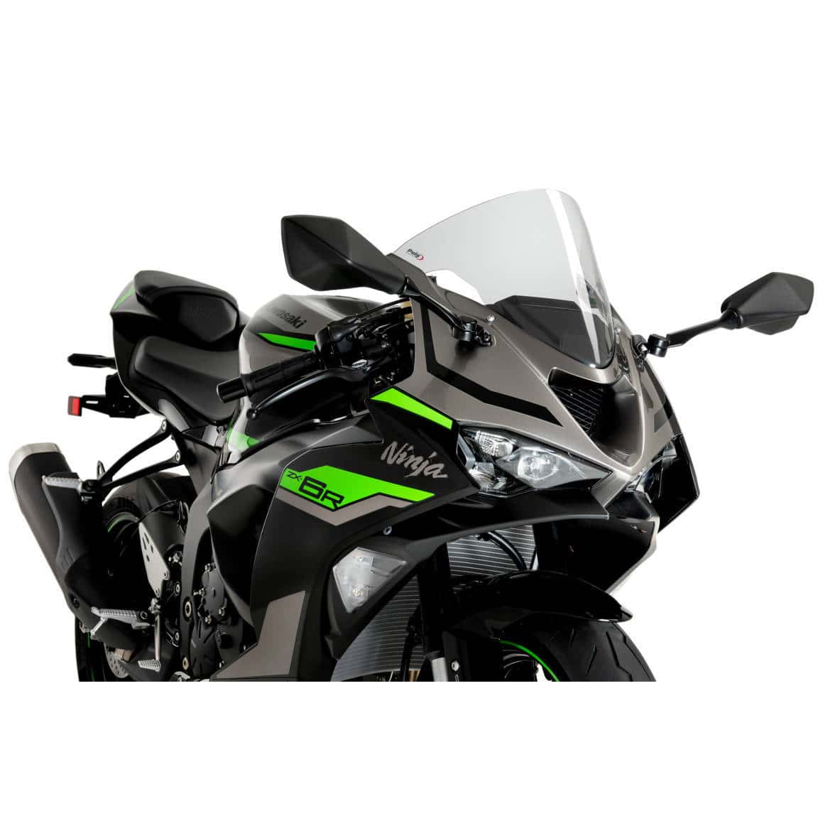 Puig R-Racer Scheibe klar für Kawasaki ZX-6 R 2024- - Motorradteile & Ersatzteile - Anbauteile