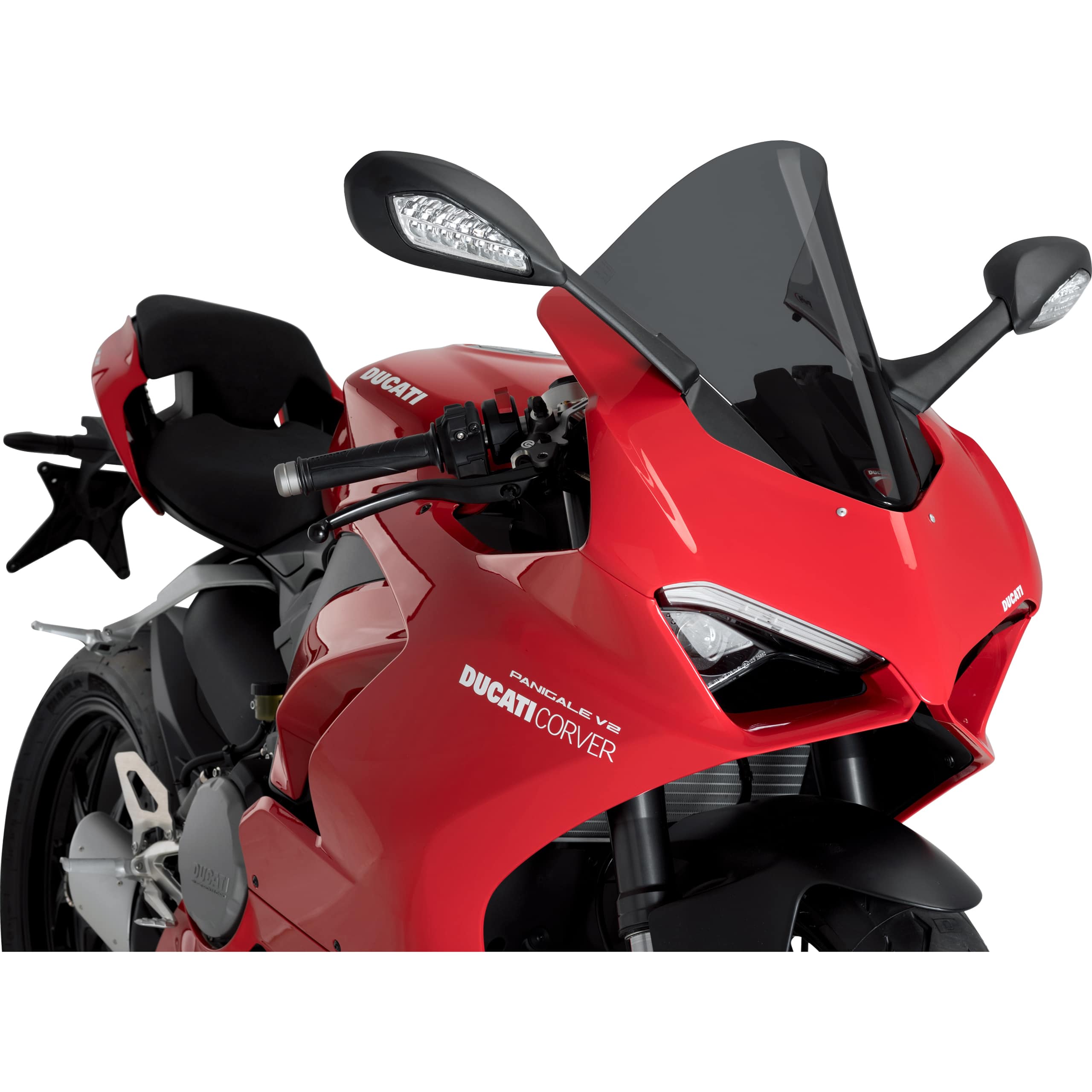 Puig R-Racer Scheibe stark getönt für Ducati Panigale V4 /S 2018- - Motorradteile & Ersatzteile - Anbauteile
