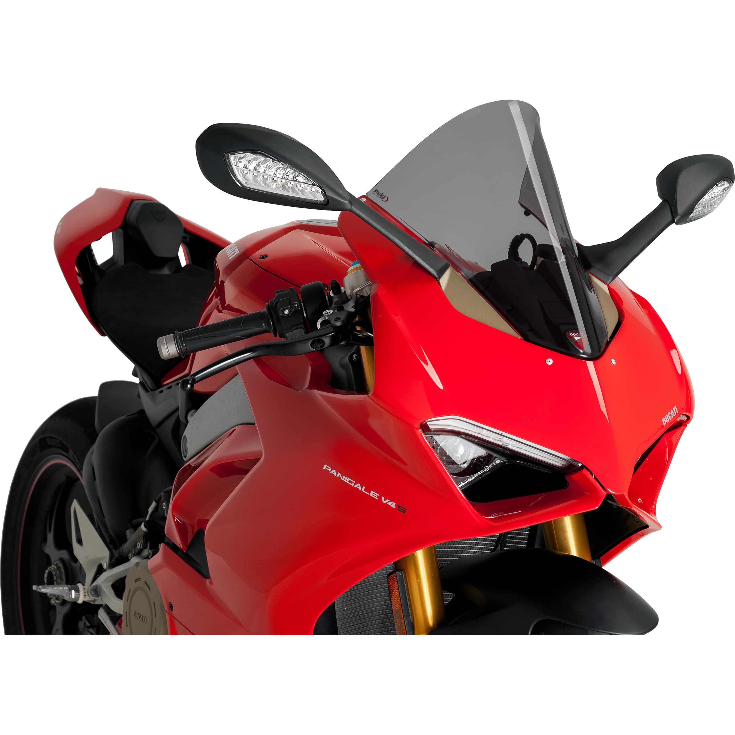 Puig R-Racer Scheibe stark getönt für Ducati Panigale V4 /S/R 20- - Motorradteile & Ersatzteile - Anbauteile