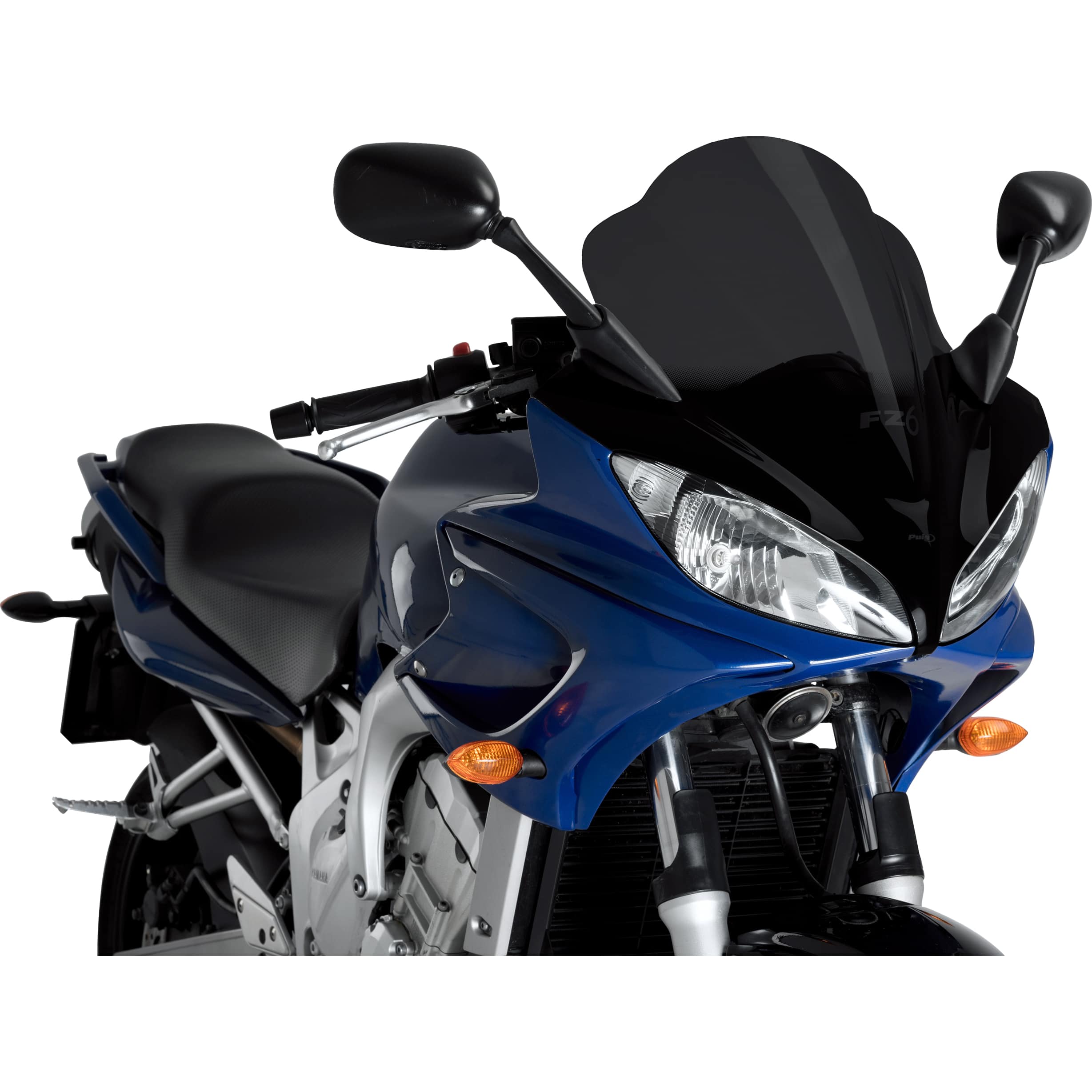 Puig Racingscheibe stark getönt für Yamaha FZ 6 Fazer 2004-2008 - Motorradteile & Ersatzteile - Anbauteile