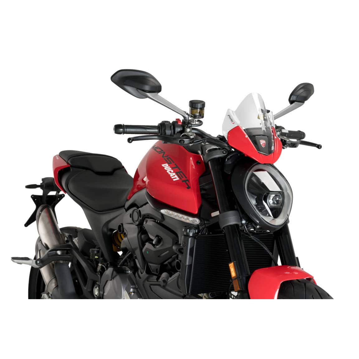 Puig Sportscheibe klar für Ducati Monster 937 /+/SP 2021- - Motorradteile & Ersatzteile - Anbauteile