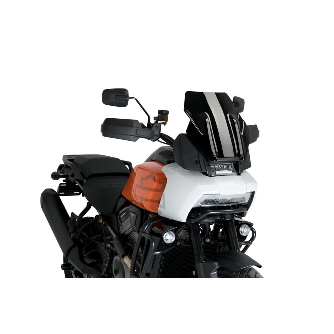 Puig Sportscheibe schwarz für Harley-Davidson Pan America 1250 - Motorradteile & Ersatzteile - Anbauteile