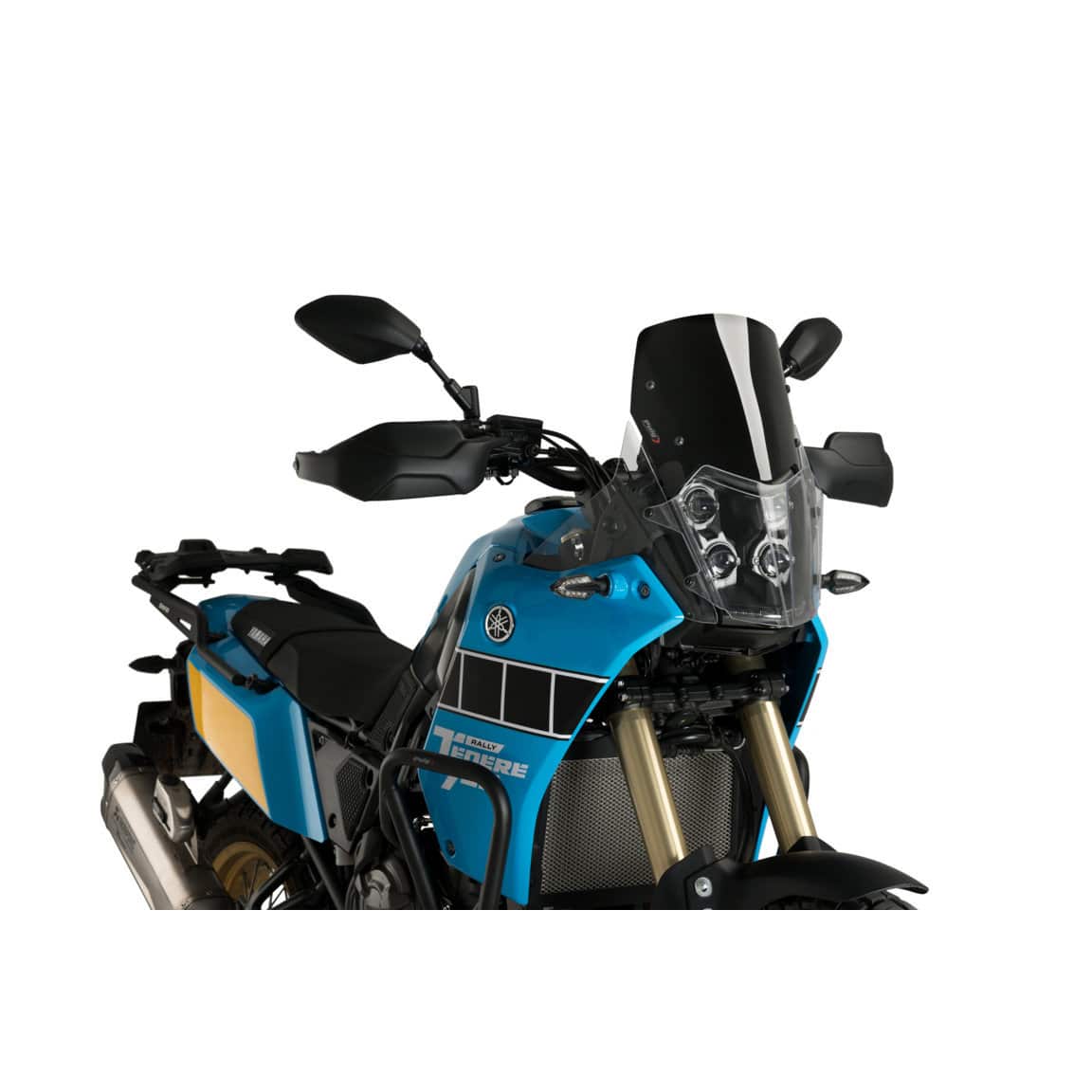Puig Sportscheibe schwarz für Yamaha Tenere 700 2019- - Motorradteile & Ersatzteile - Anbauteile