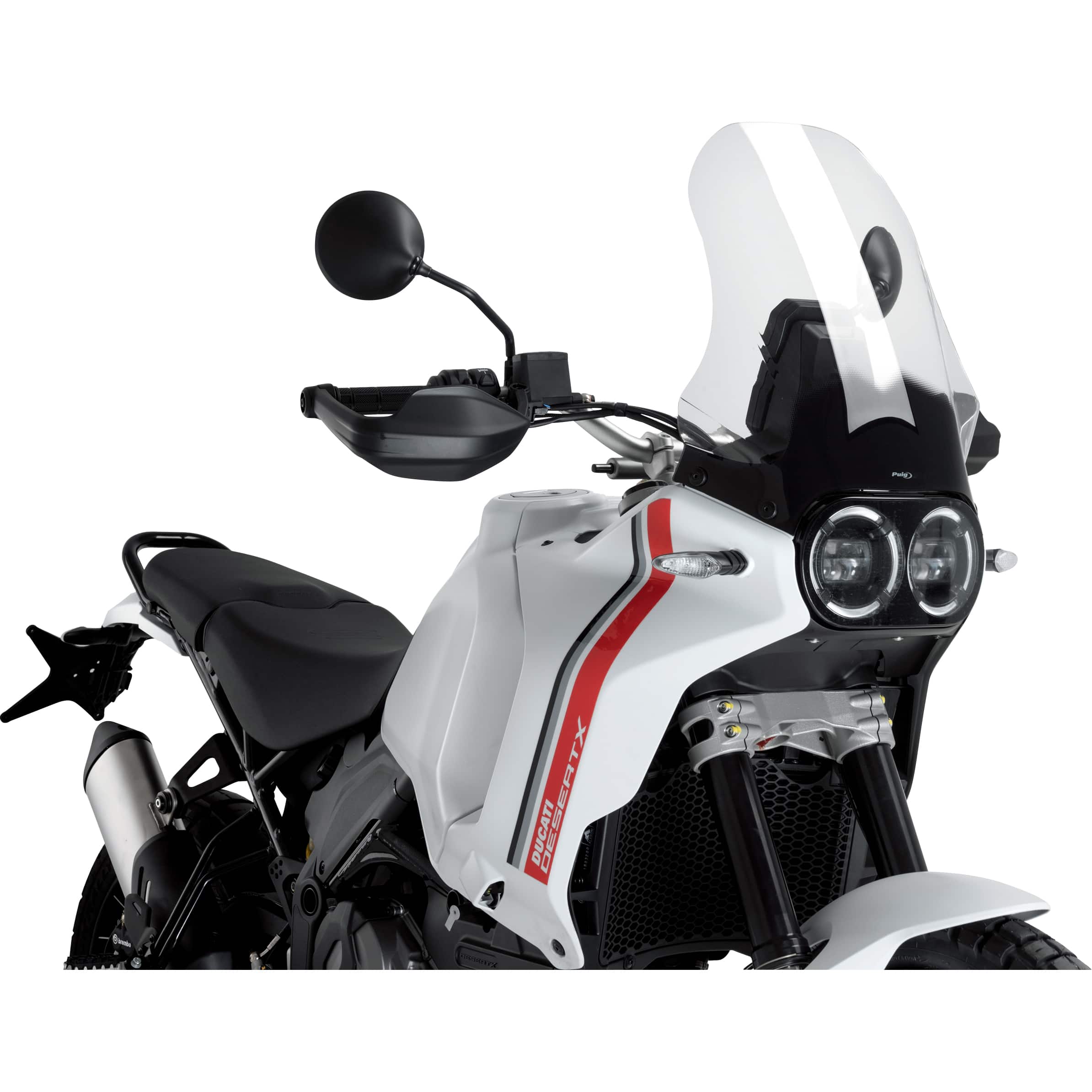 Puig Tourenscheibe klar für Ducati DesertX - Motorradteile & Ersatzteile - Anbauteile