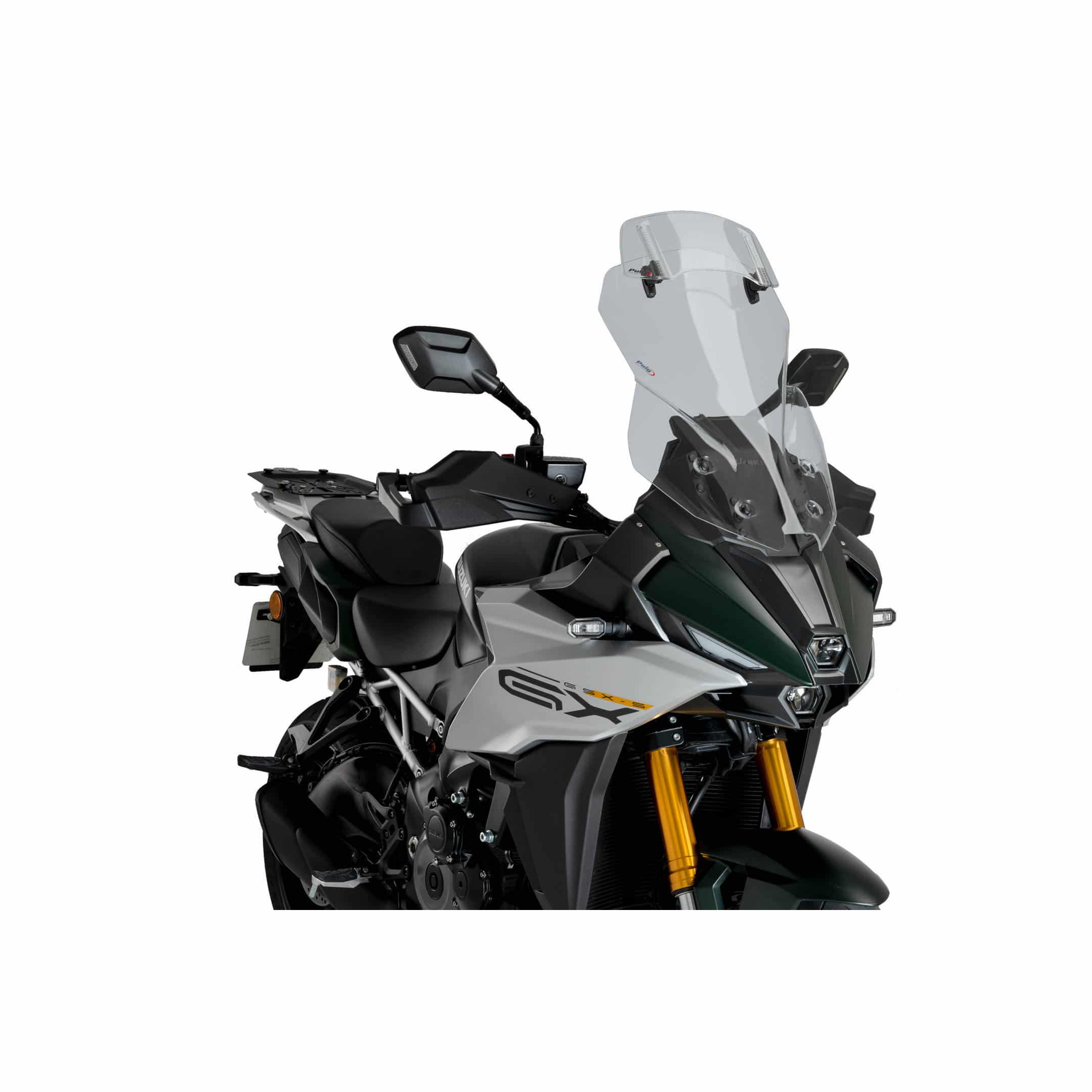 Puig Tourenscheibe mit Aufsatzspoiler getönt für GSX-S 1000 GX - Motorradteile & Ersatzteile - Anbauteile