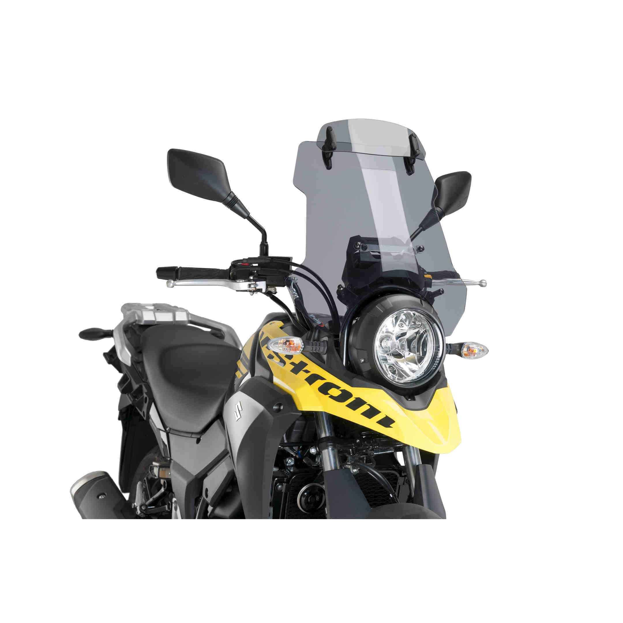 Puig Tourenscheibe mit Aufsatzspoiler getönt für Suzuki DL 250 V- - Motorradteile & Ersatzteile - Anbauteile