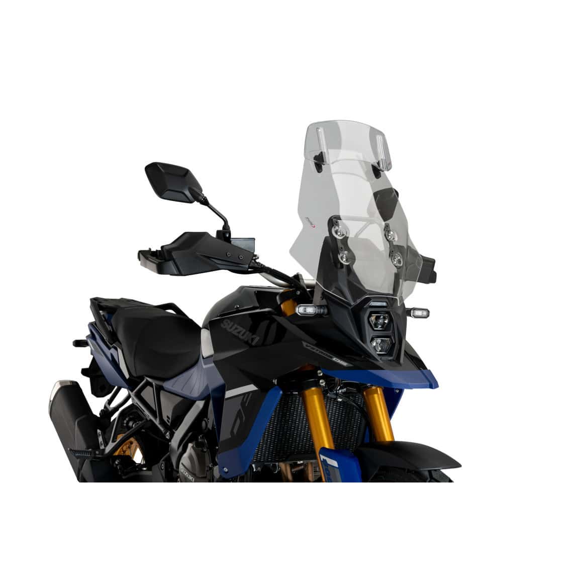 Puig Tourenscheibe mit Aufsatzspoiler getönt für Suzuki DL 800 V- - Motorradteile & Ersatzteile - Anbauteile