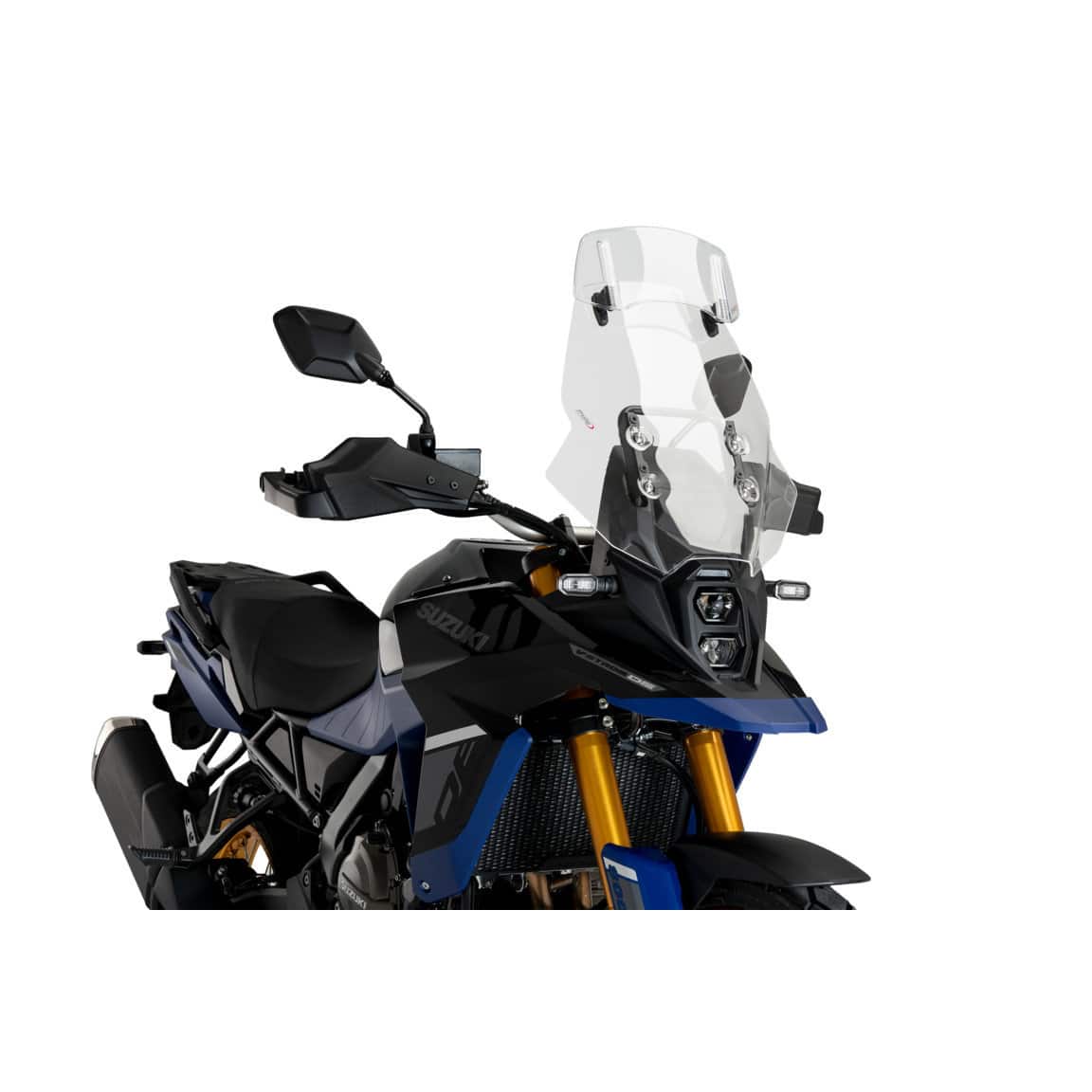 Puig Tourenscheibe mit Aufsatzspoiler klar für Suzuki DL 800 V-St - Motorradteile & Ersatzteile - Anbauteile