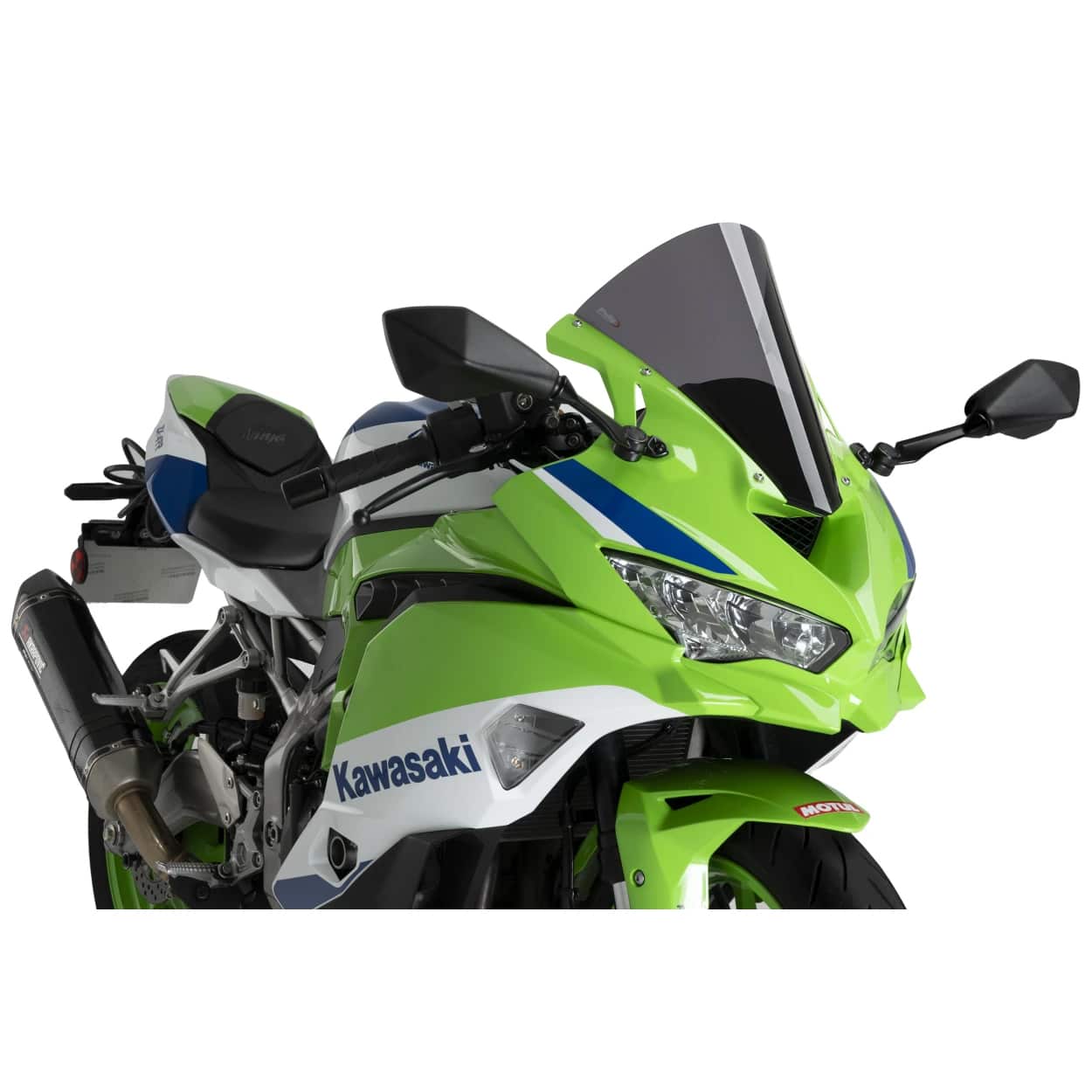 Puig Verkleidungsscheibe R-Racer dunkel getönt für Kawasaki ZX-4 - Motorradteile & Ersatzteile - Anbauteile