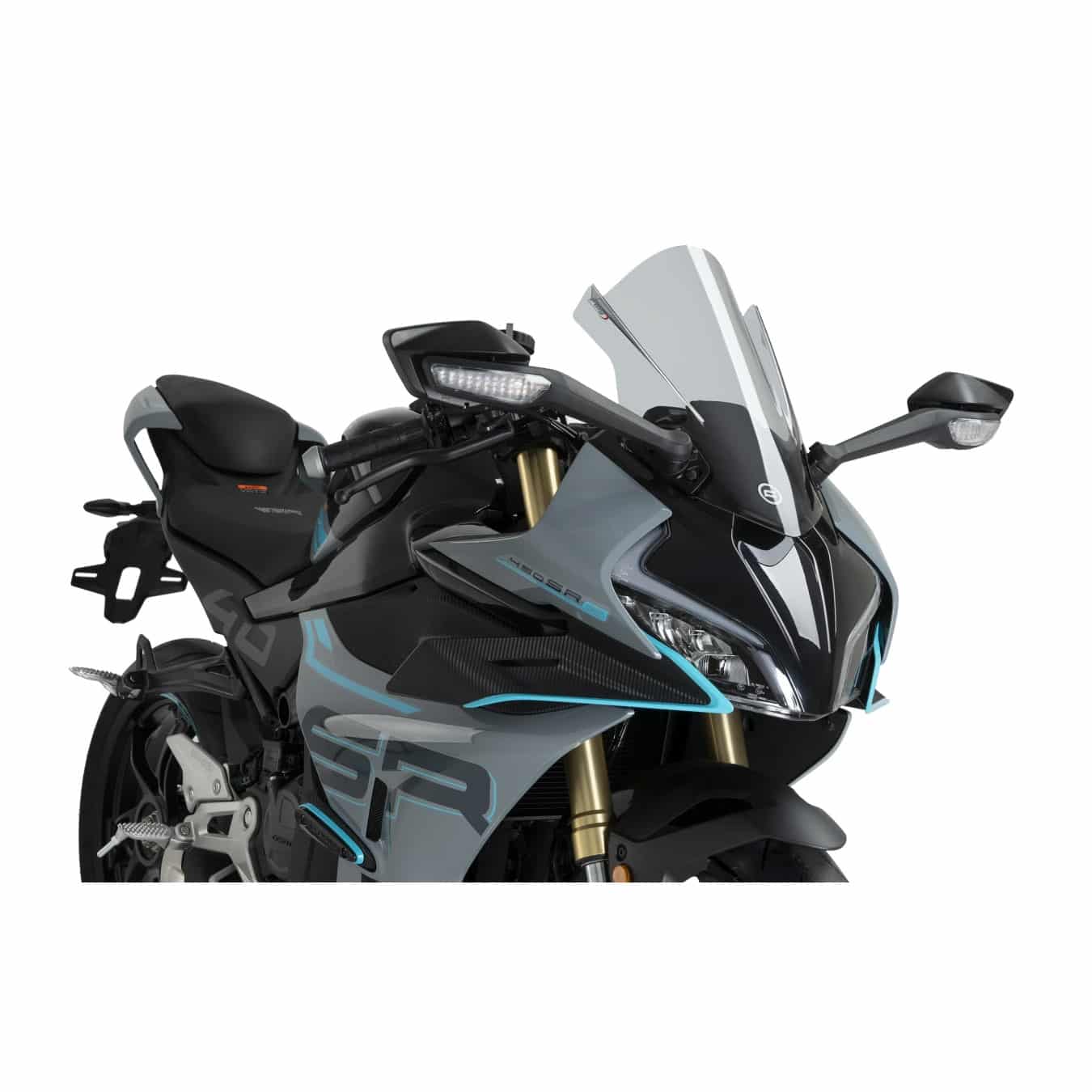 Puig Verkleidungsscheibe Z-Racer getönt für CF Moto 450 S/SR/SR S - Motorradteile & Ersatzteile - Anbauteile